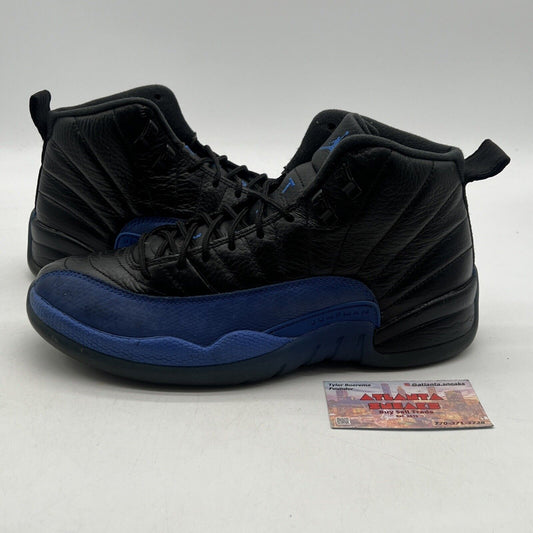 Size 9 - Air Jordan 12 Retro Game Royal Black Blue Leather (130690-014)