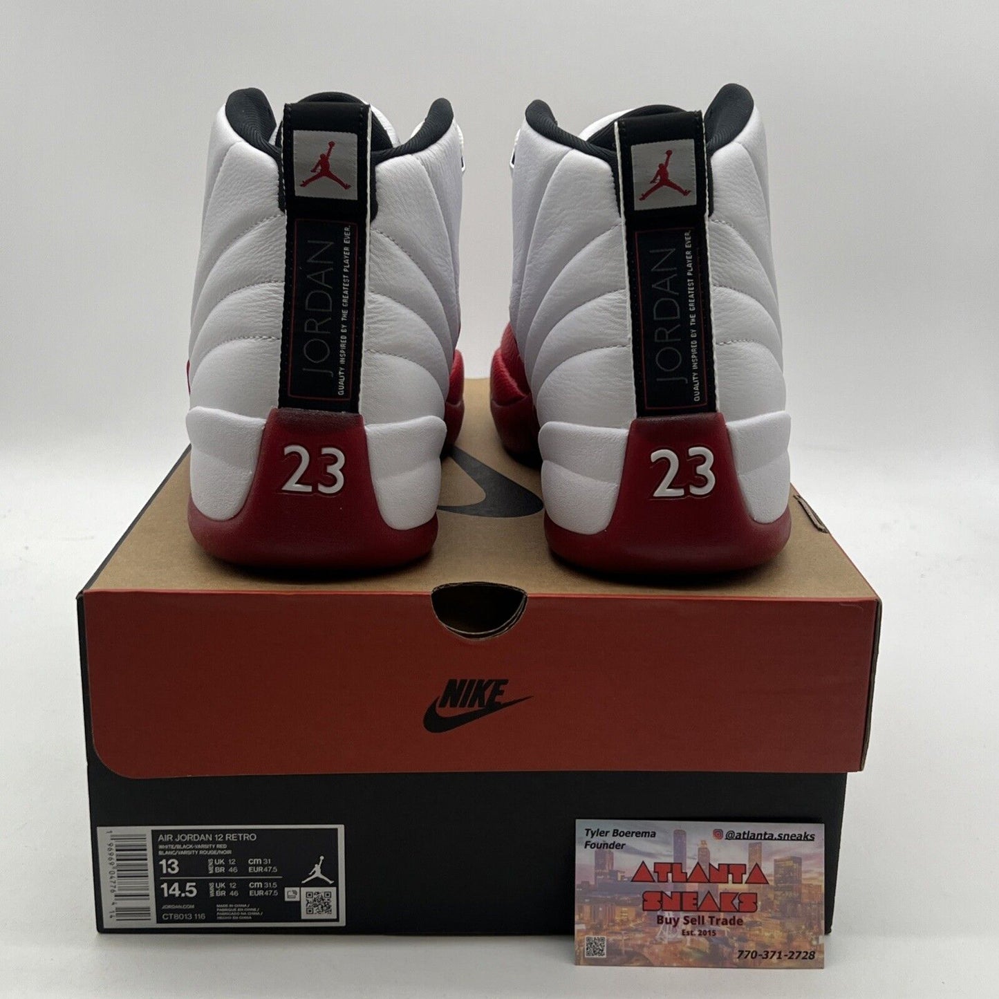 Size 13 - Air Jordan 12 Retro 2023 Mid Cherry (CT8013-116)