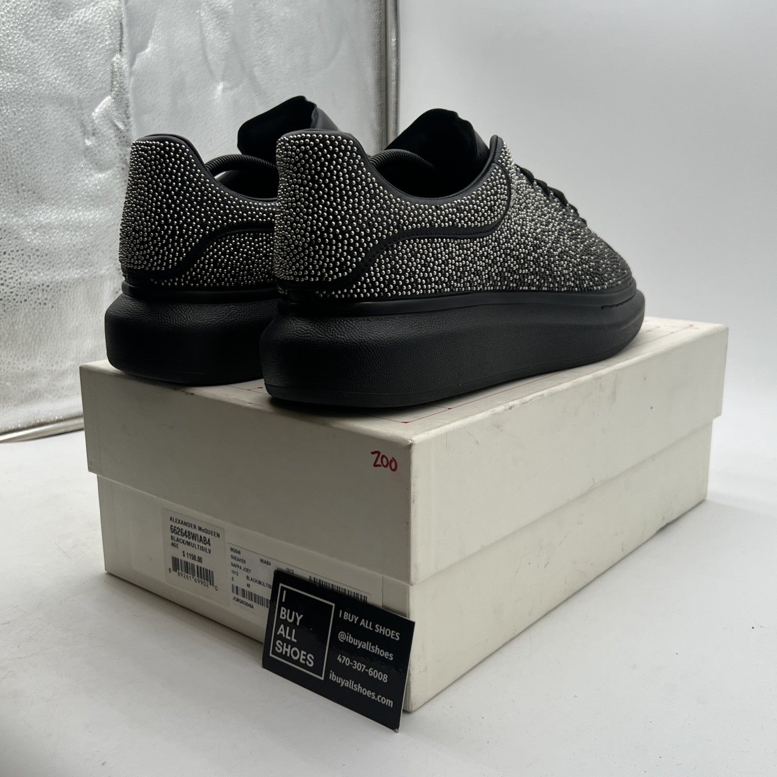 Size 46 - Alexander McQueen Men's Casual Sneaker, studded