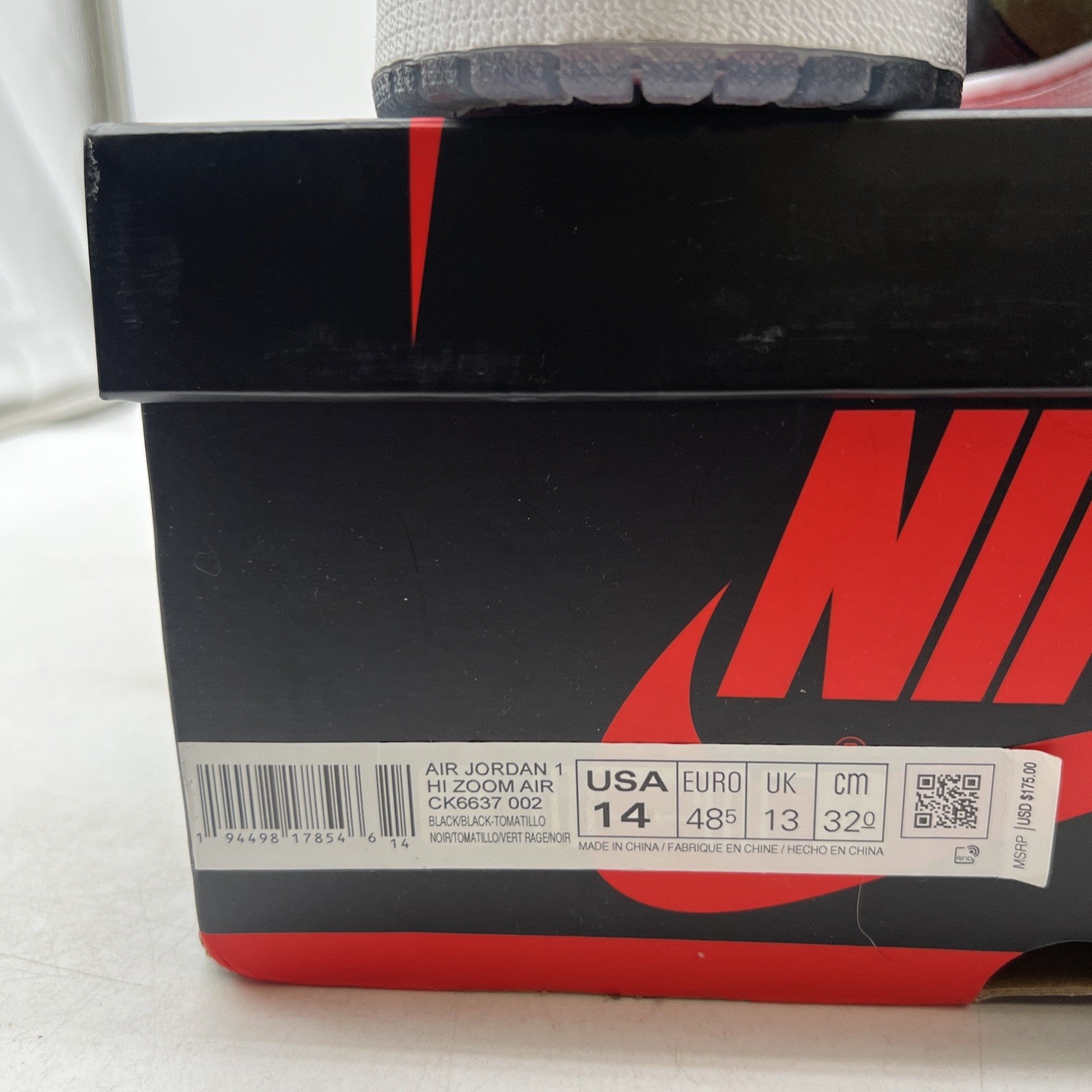 Size 14 - Air Jordan 1 Zoom High Zen Green (CK6637-002)