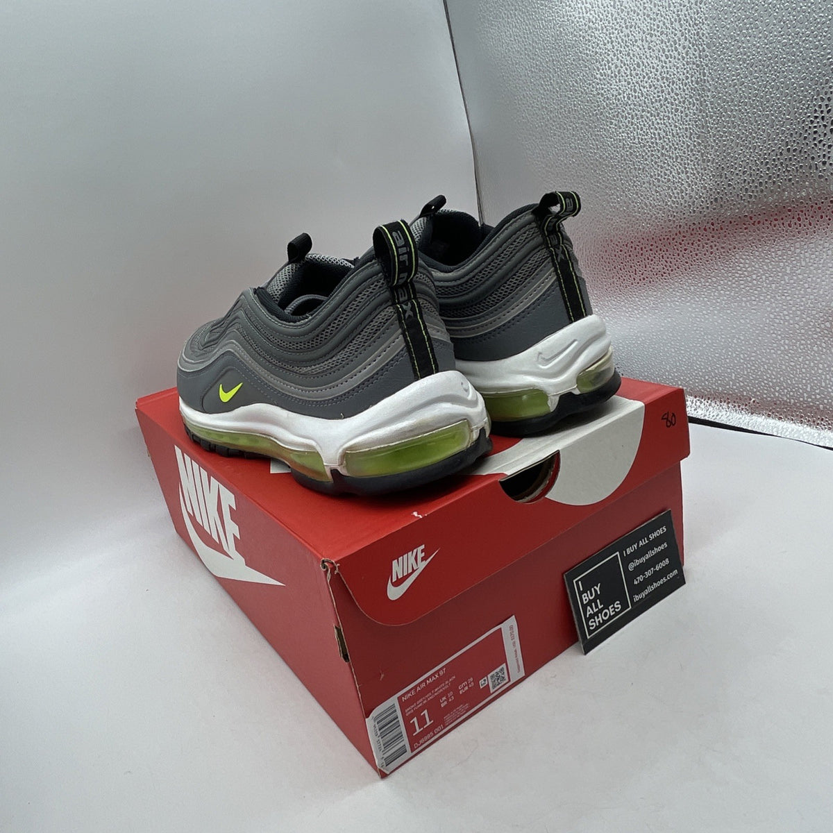 Size 11 - Nike Air Max 97 Smoke Grey Volt (DJ6885-001)