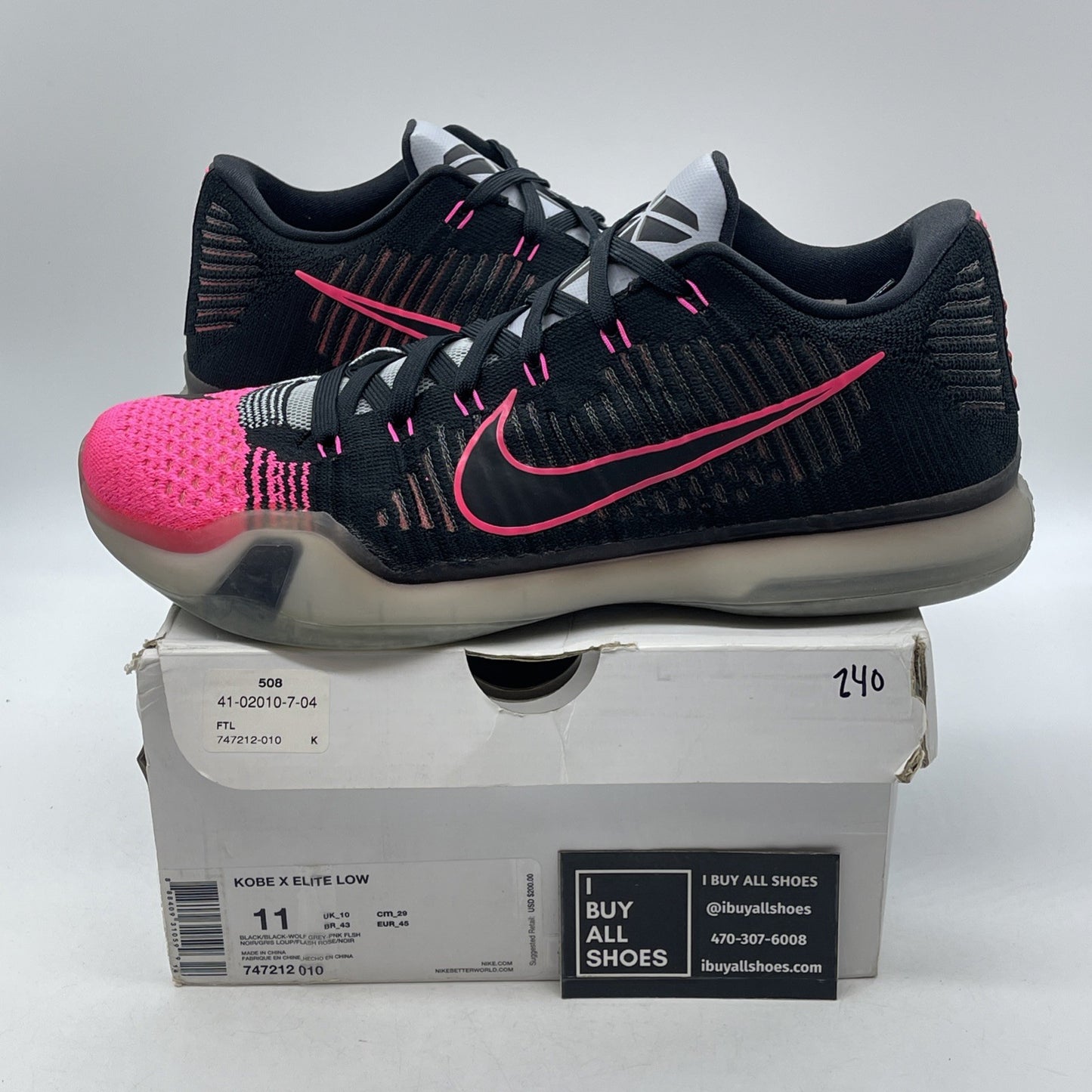 Size 11 - Nike Kobe 10 Elite Mambacurial (747212-010)