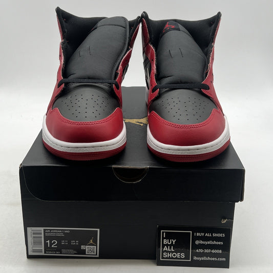 Size 12 - Air Jordan 1 Mid Gym Red Black White (DQ8426-061)