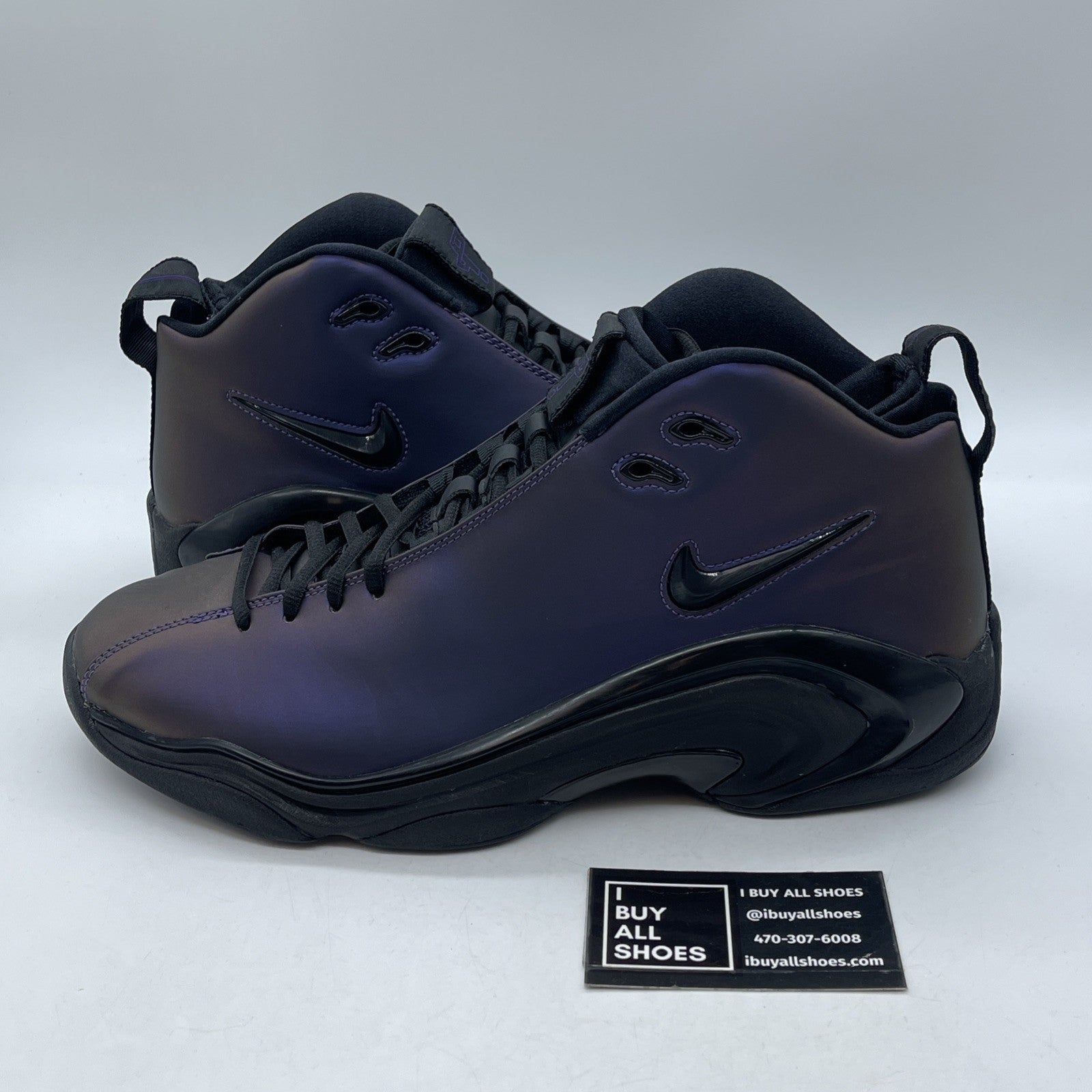 Size 12 - Nike Air Pippen 2 Purple Black Leather (312545-500)