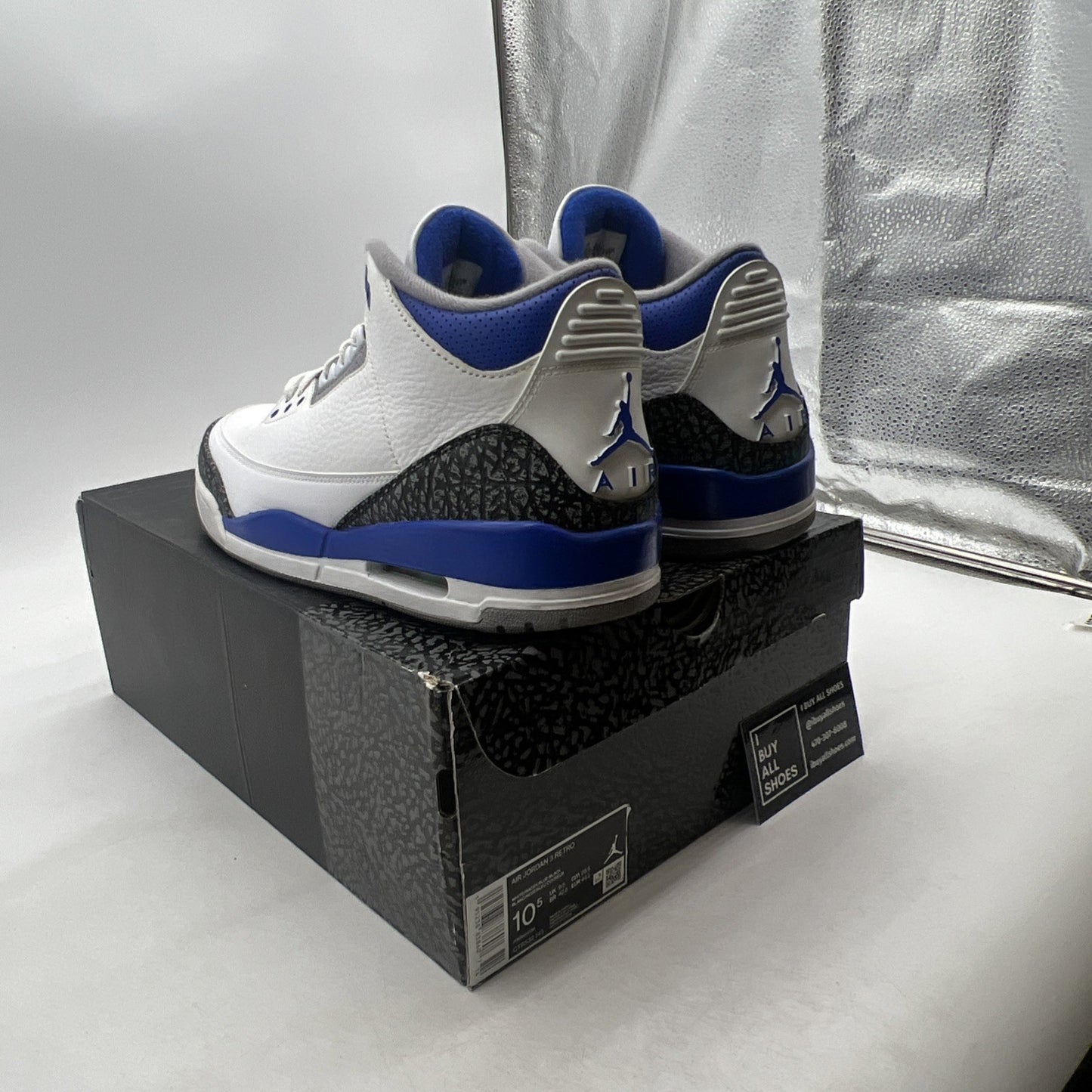 Size 10.5 - Air Jordan 3 Retro Mid Racer Blue (CT8532-145)