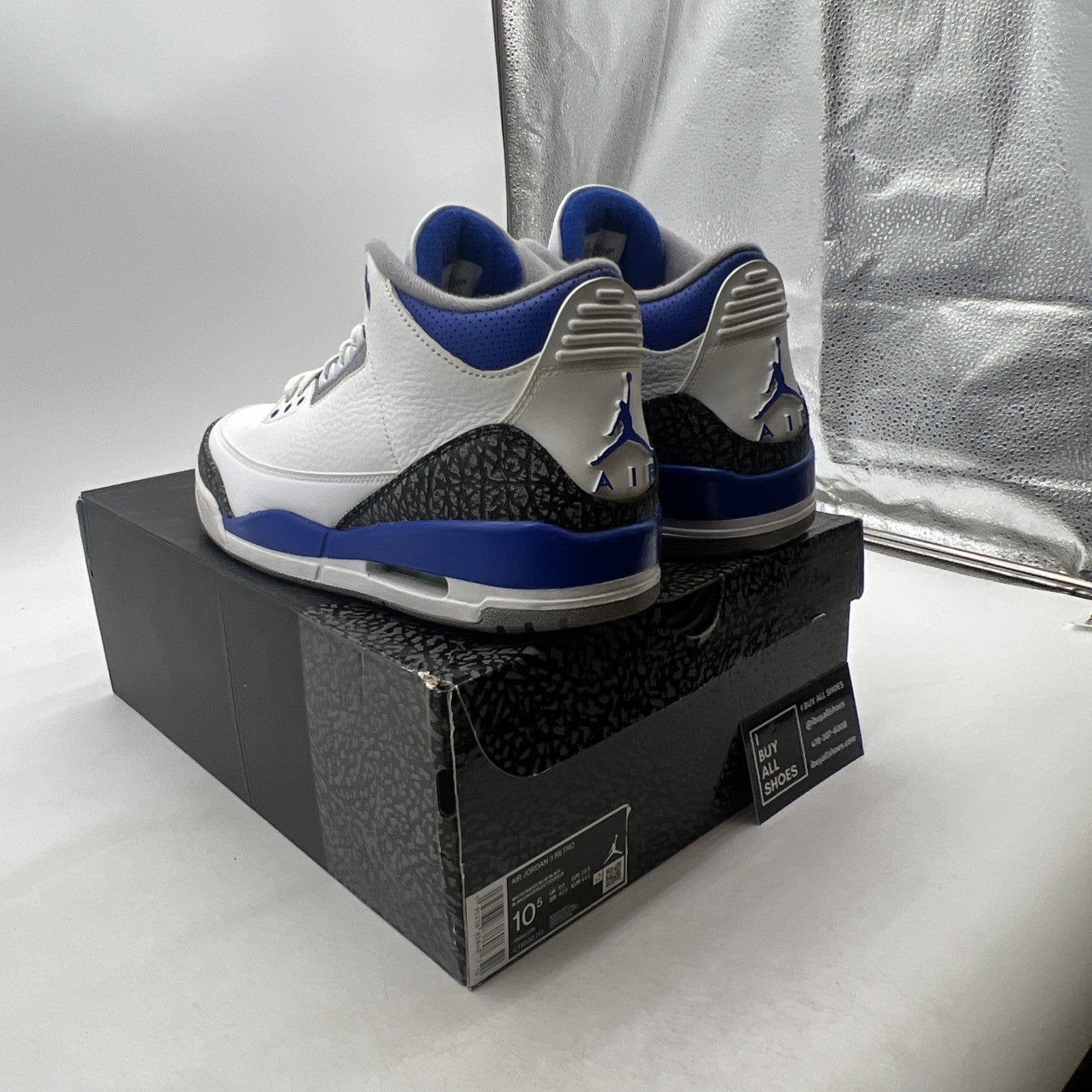 Size 10.5 - Air Jordan 3 Retro Mid Racer Blue (CT8532-145)