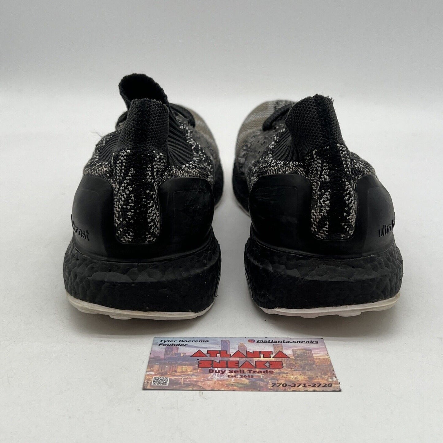 Size 10.5 - Adidas UltraBoost Uncaged (S80698) Black/Grey Sneakers