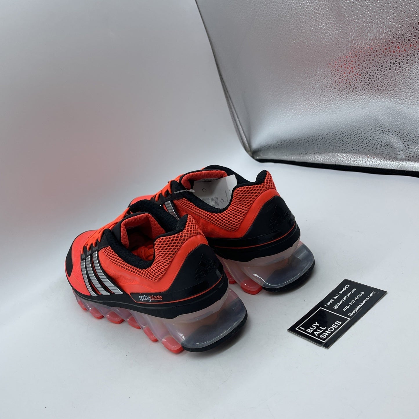 Size 13 - adidas Springblade Infrared Orange Black Suede Leather (G66971)