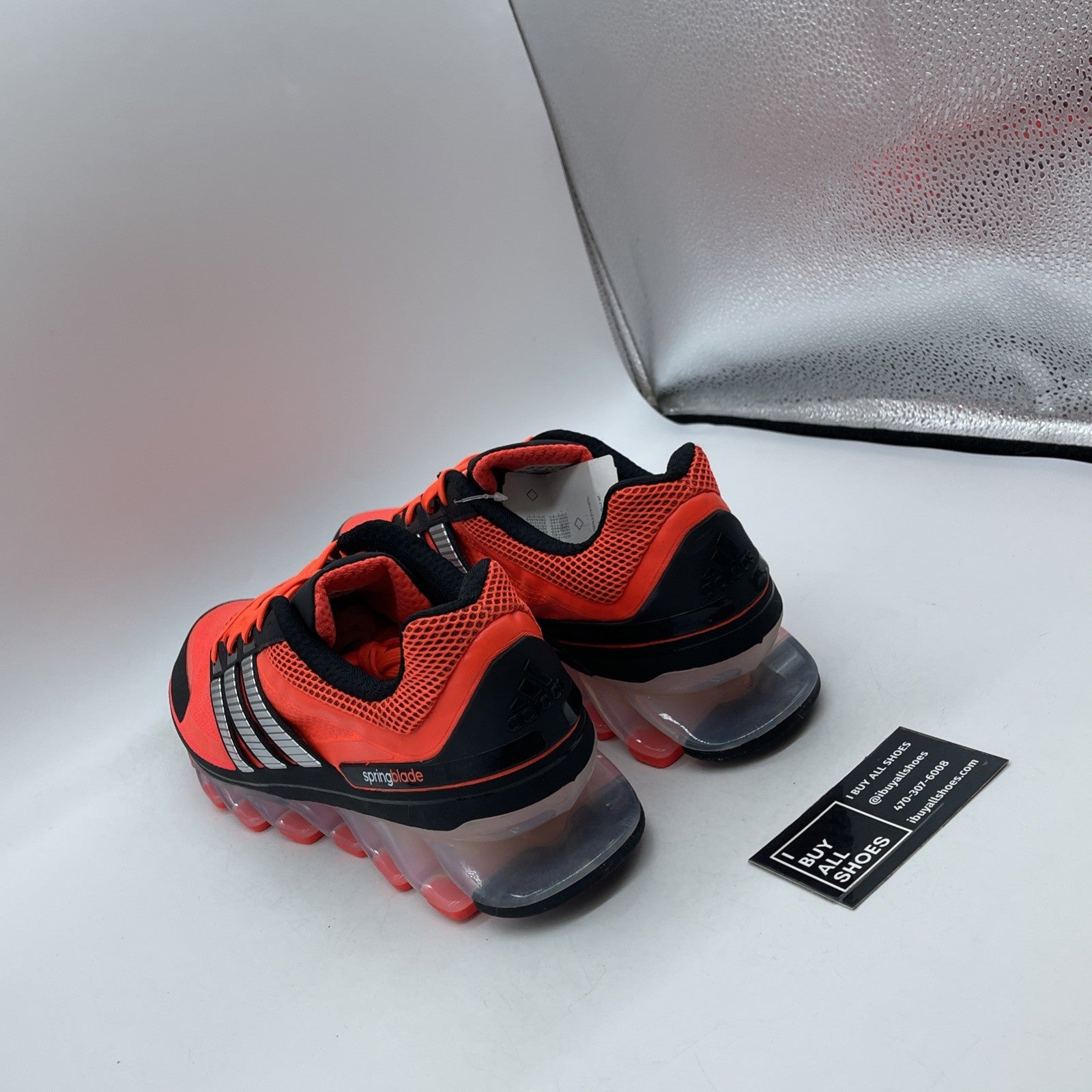 Size 13 - adidas Springblade Infrared Orange Black Suede Leather (G66971)