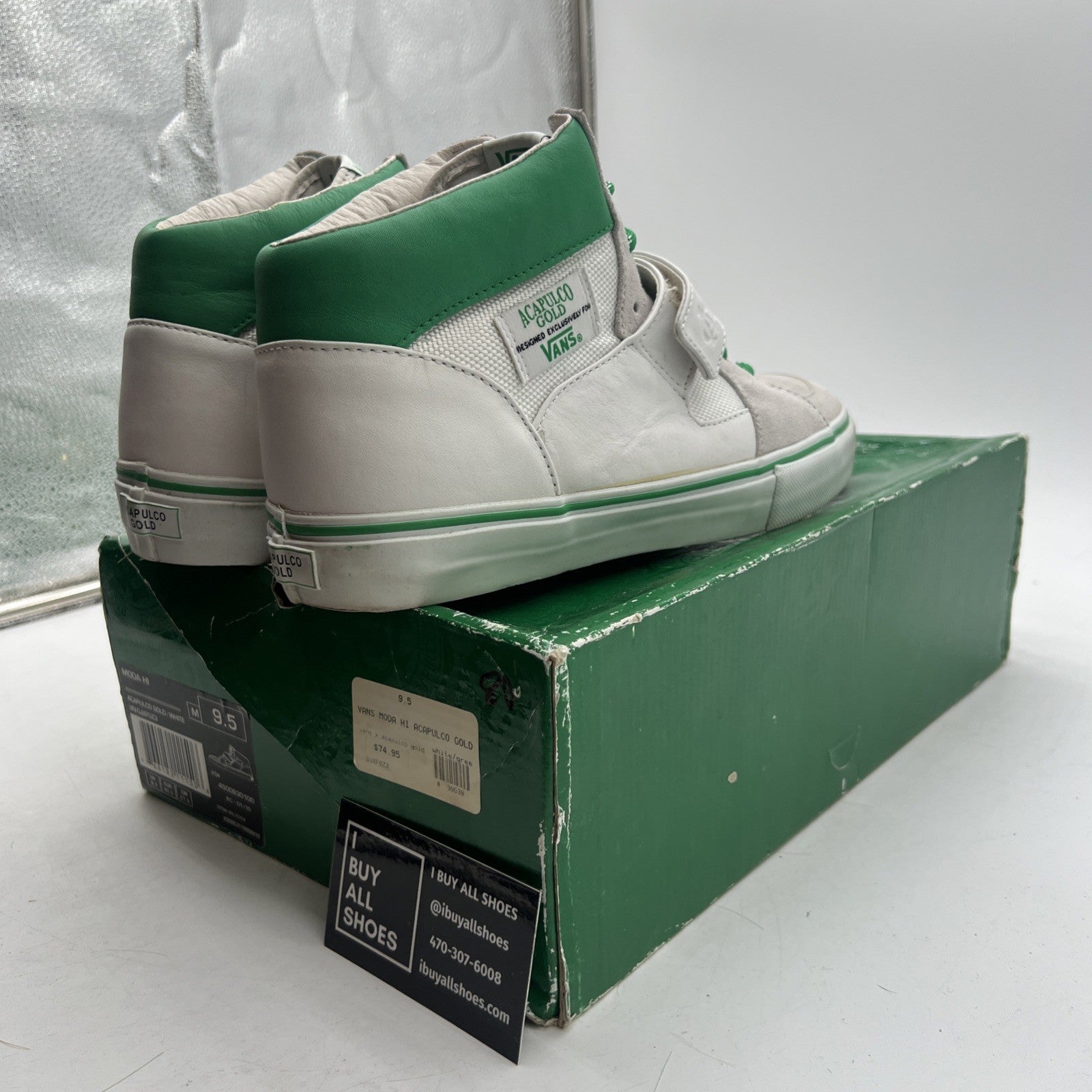 Size 9.5 - Vans Moda Hi Acapulco Gold (VN-OJXFOZ3)