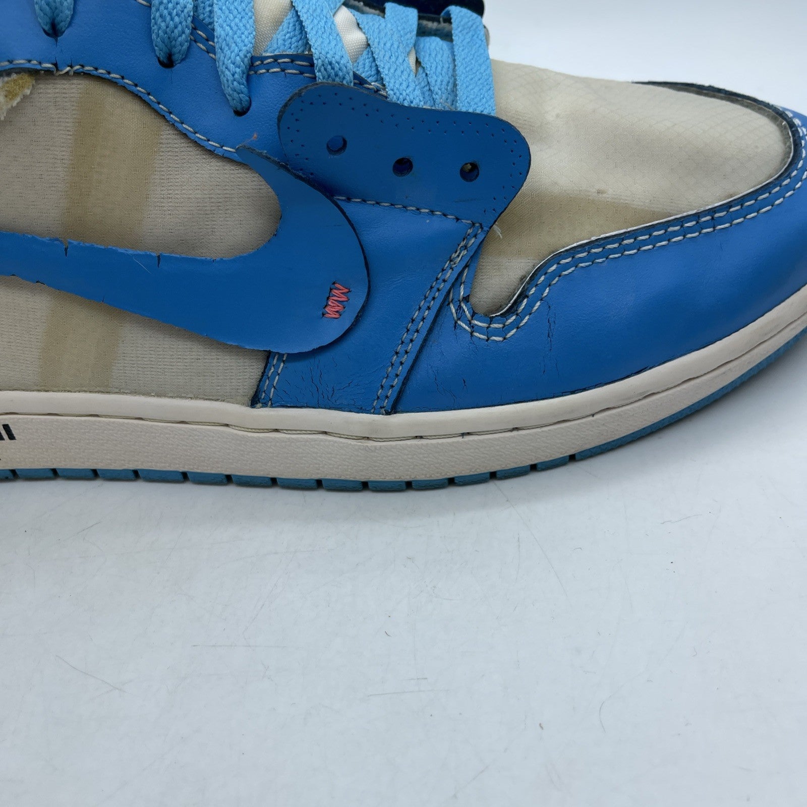 Size 12 - Jordan 1 Retro OG x Off-White High UNC Blue White Grey (AQ0818-148)