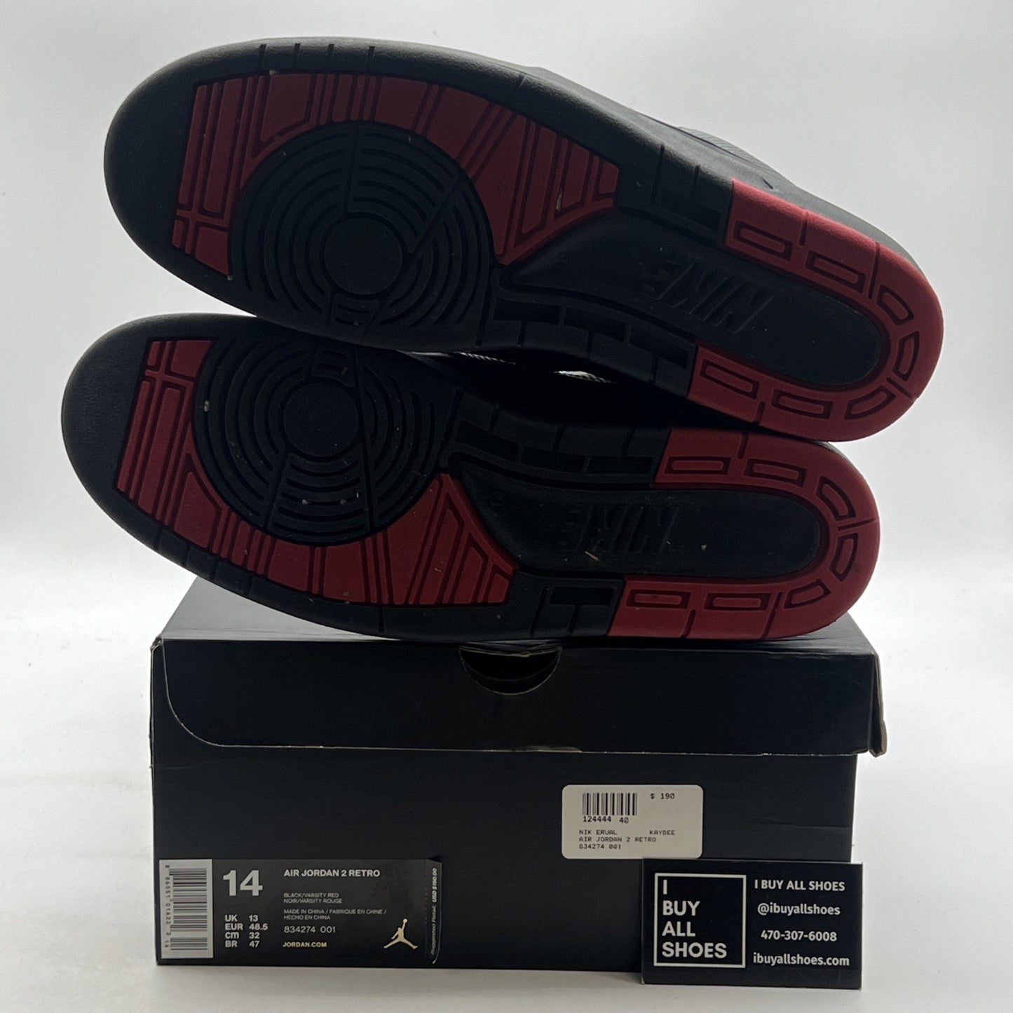 Size 14 - Air Jordan 2 Retro Alternate 87 (834274-001)