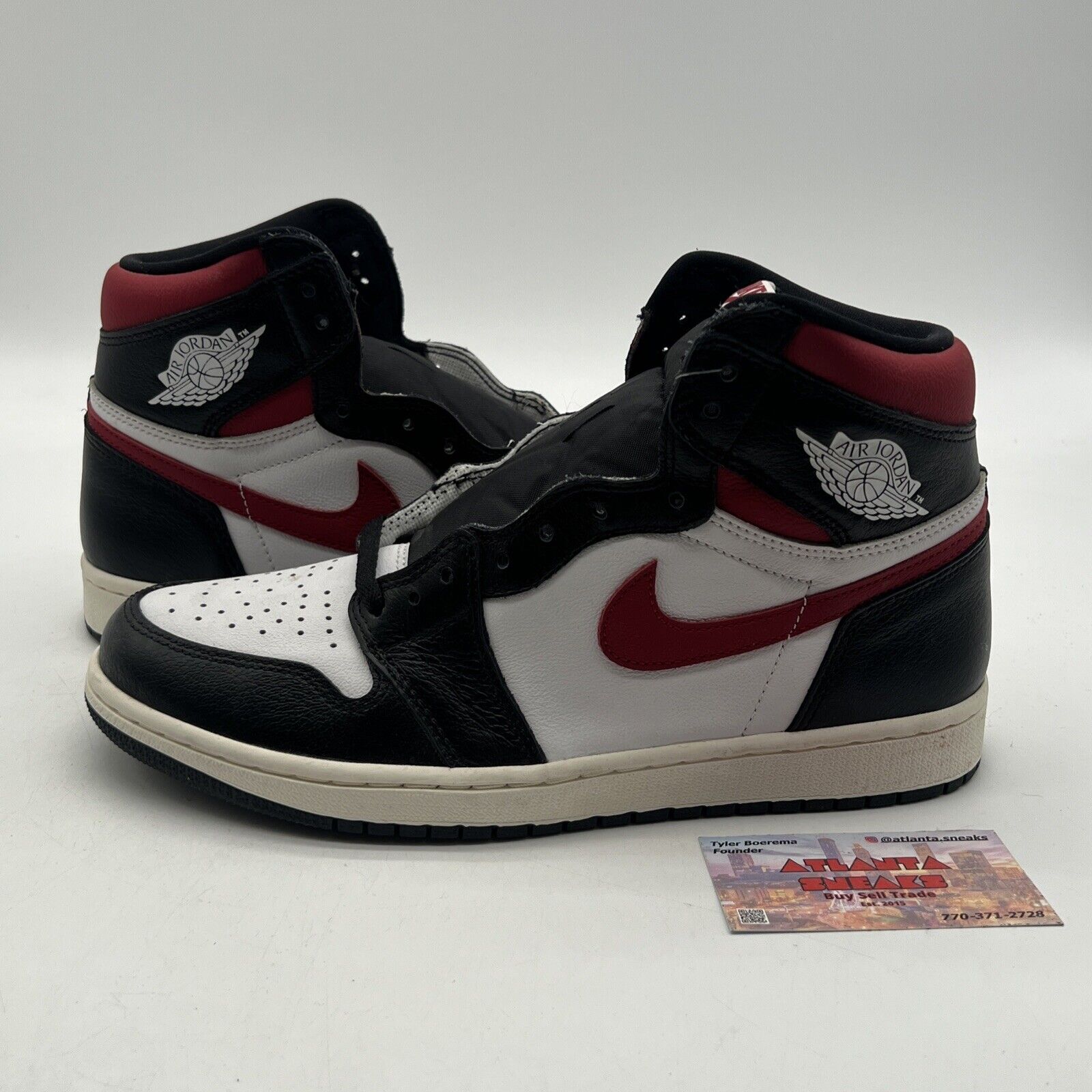 Size 9.5 - Jordan 1 Retro High OG Gym Red 2019 Black White Red (555088-061)