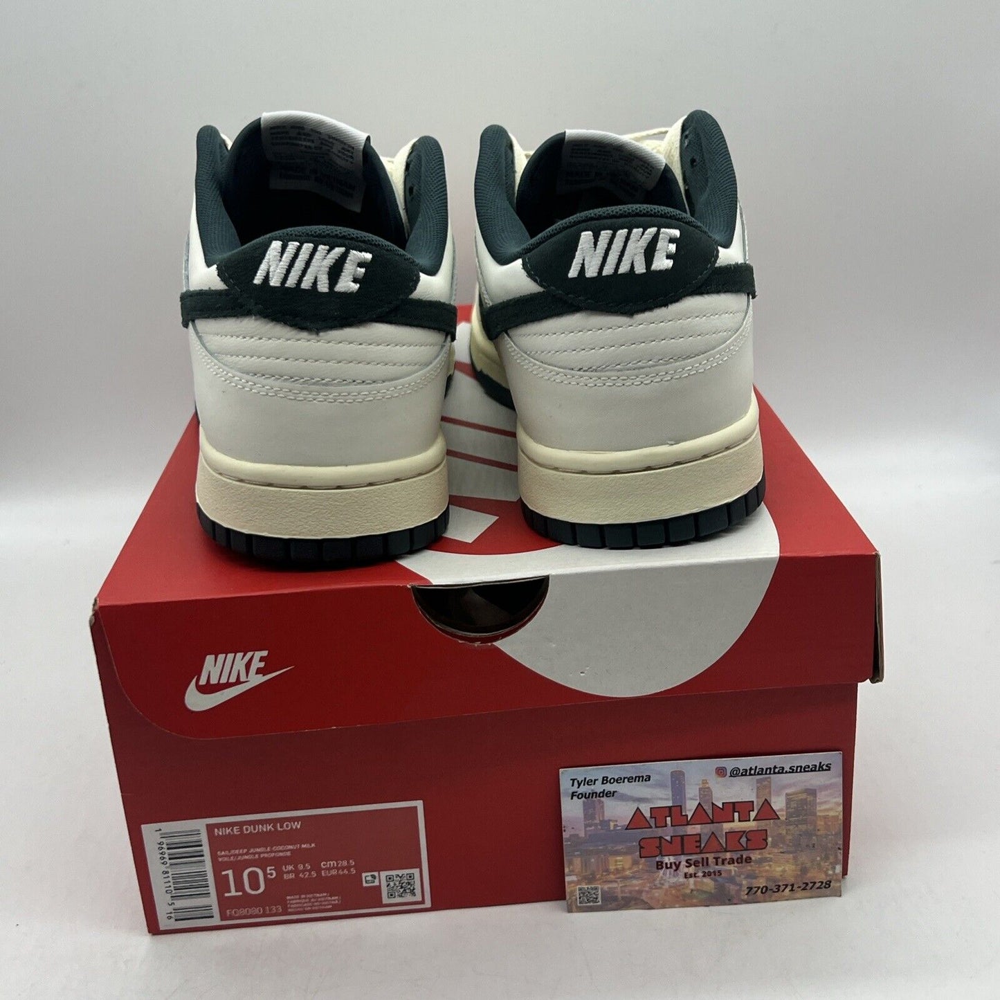 Size 10.5 - Nike Dunk Low Athletic Department - Deep Jungle Brand New Og All