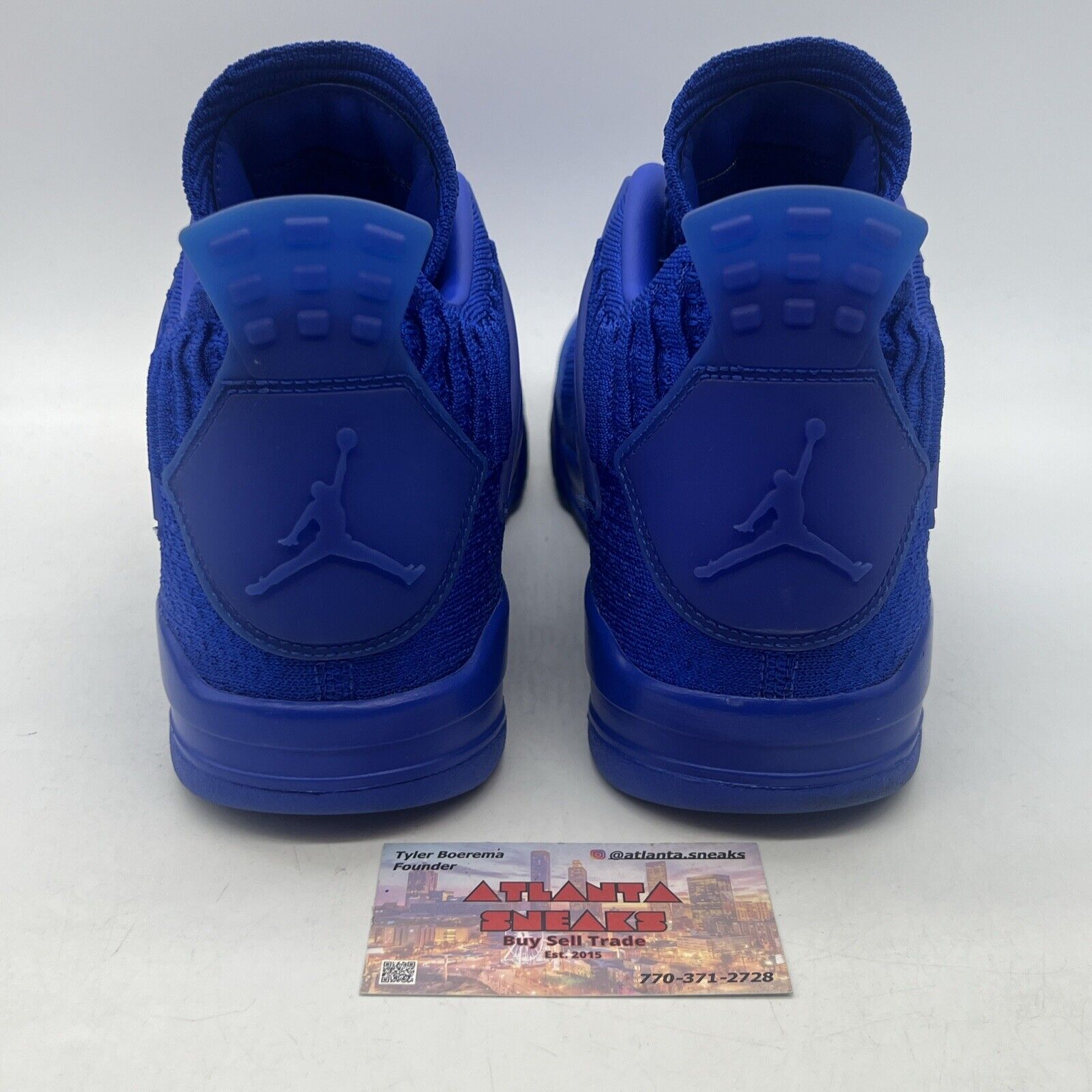 Size 12 - Air Jordan 4 Retro Flyknit Hyper Royal (AQ3559-400)