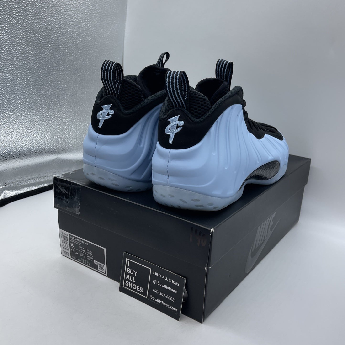 Size 10 - Nike Air Foamposite One Psychic Blue (HJ6014-400)