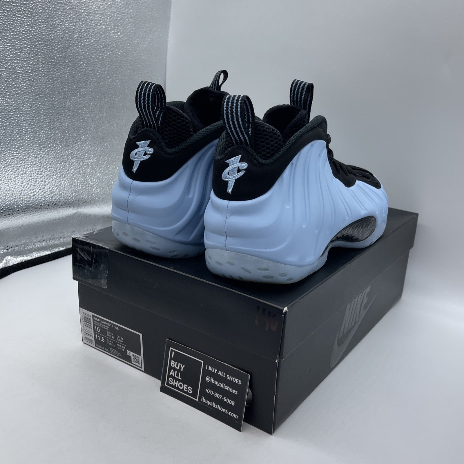 Size 10 - Nike Air Foamposite One Psychic Blue (HJ6014-400)