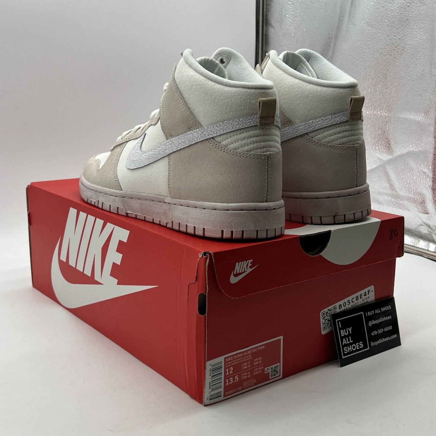 Size 12 - Nike Dunk EMB High All-Star - Salt Flats (DV0822-100)