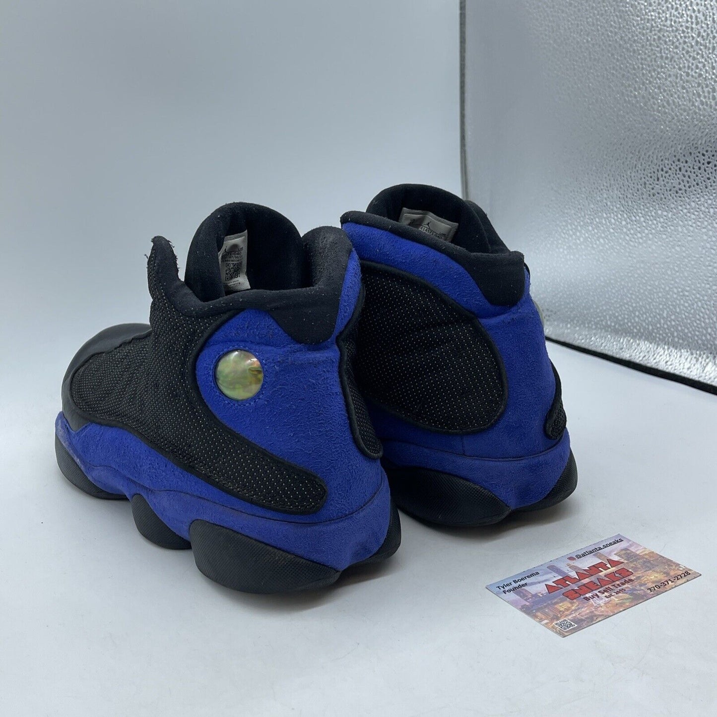 Size 12 - Jordan 13 Retro Hyper Royal Blue Black Suede Leather (414571-040)