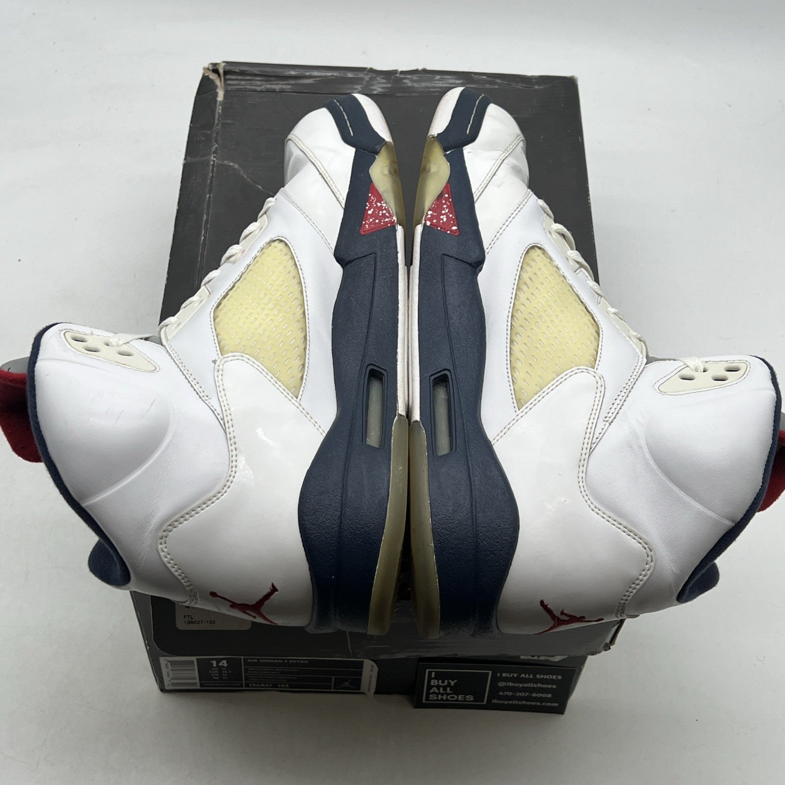 Size 14 - Air Jordan 5 Retro Olympic 2011 (136027-103)
