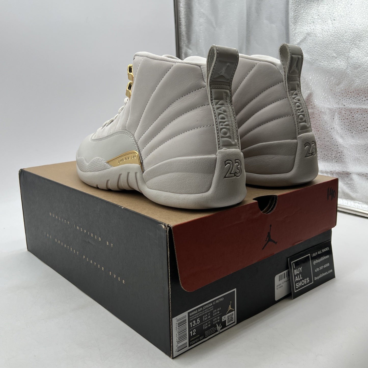 Size 13.5 - Air Jordan 12 Retro Phantom W (FD9101-007)