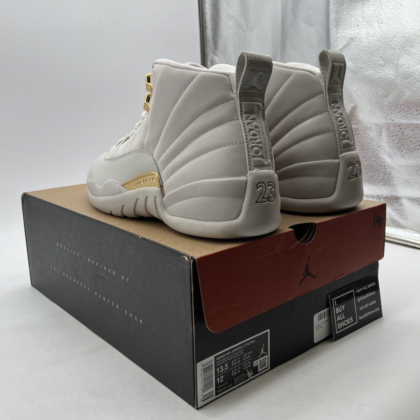 Size 13.5 - Air Jordan 12 Retro Phantom W (FD9101-007)