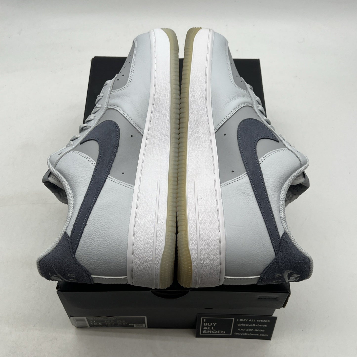 Size 11 - NIKE AIR FORCE 1 07 LV8 Pure Platinum/Light Carbon/Grey (FJ4170-001)