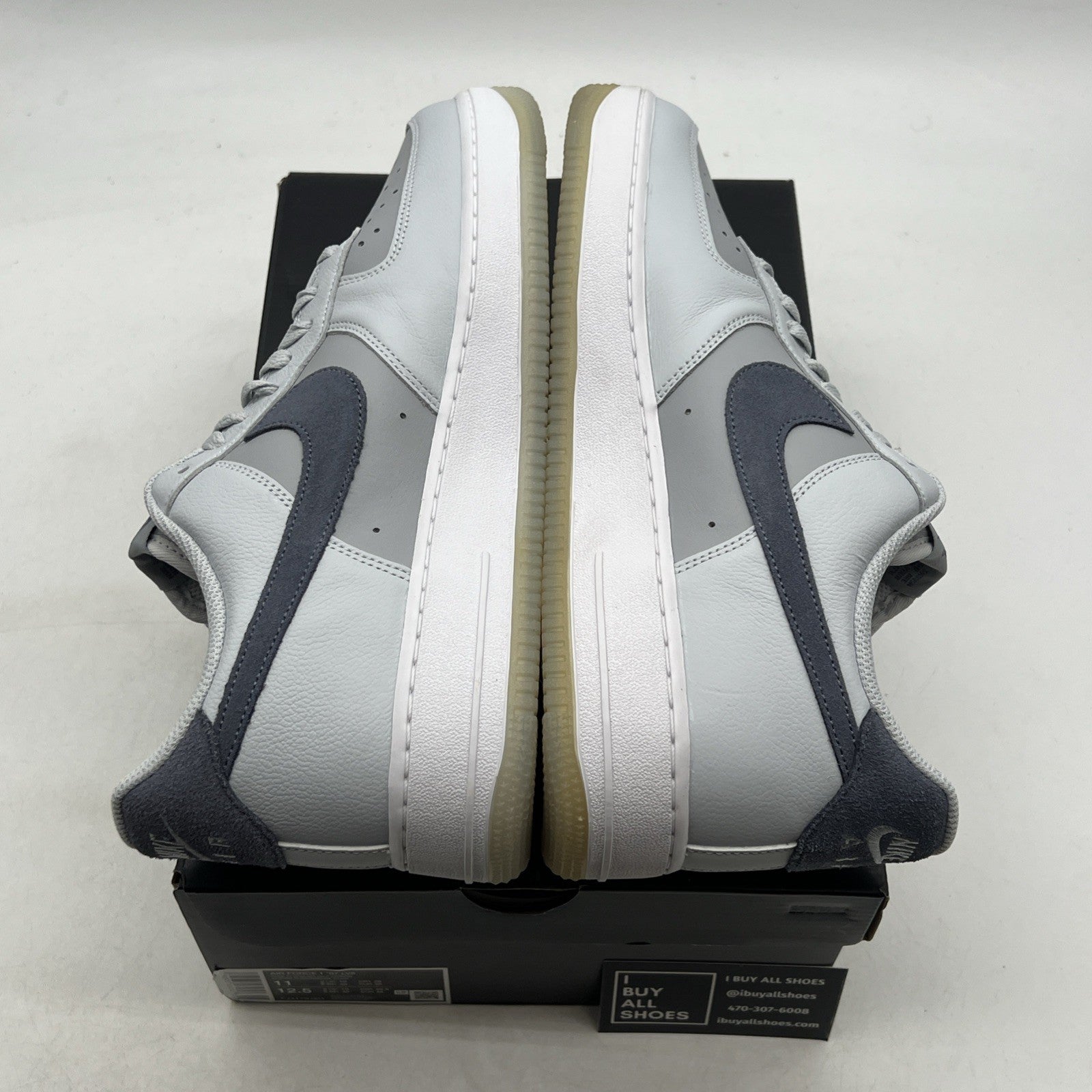 Size 11 - NIKE AIR FORCE 1 07 LV8 Pure Platinum/Light Carbon/Grey (FJ4170-001)