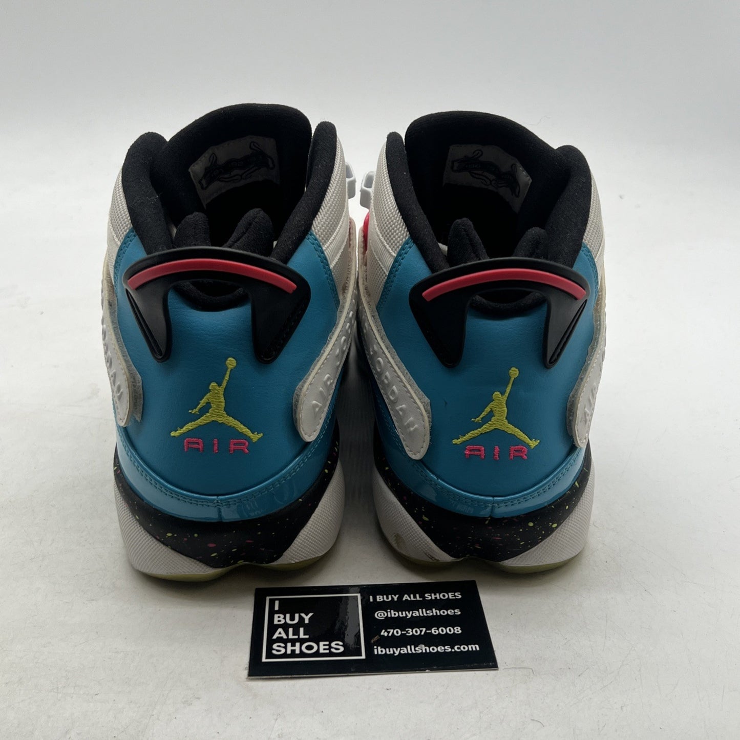 Size 13 - Air Jordan 6 Rings Blue Fury Cyber Pink (CK0018-100)