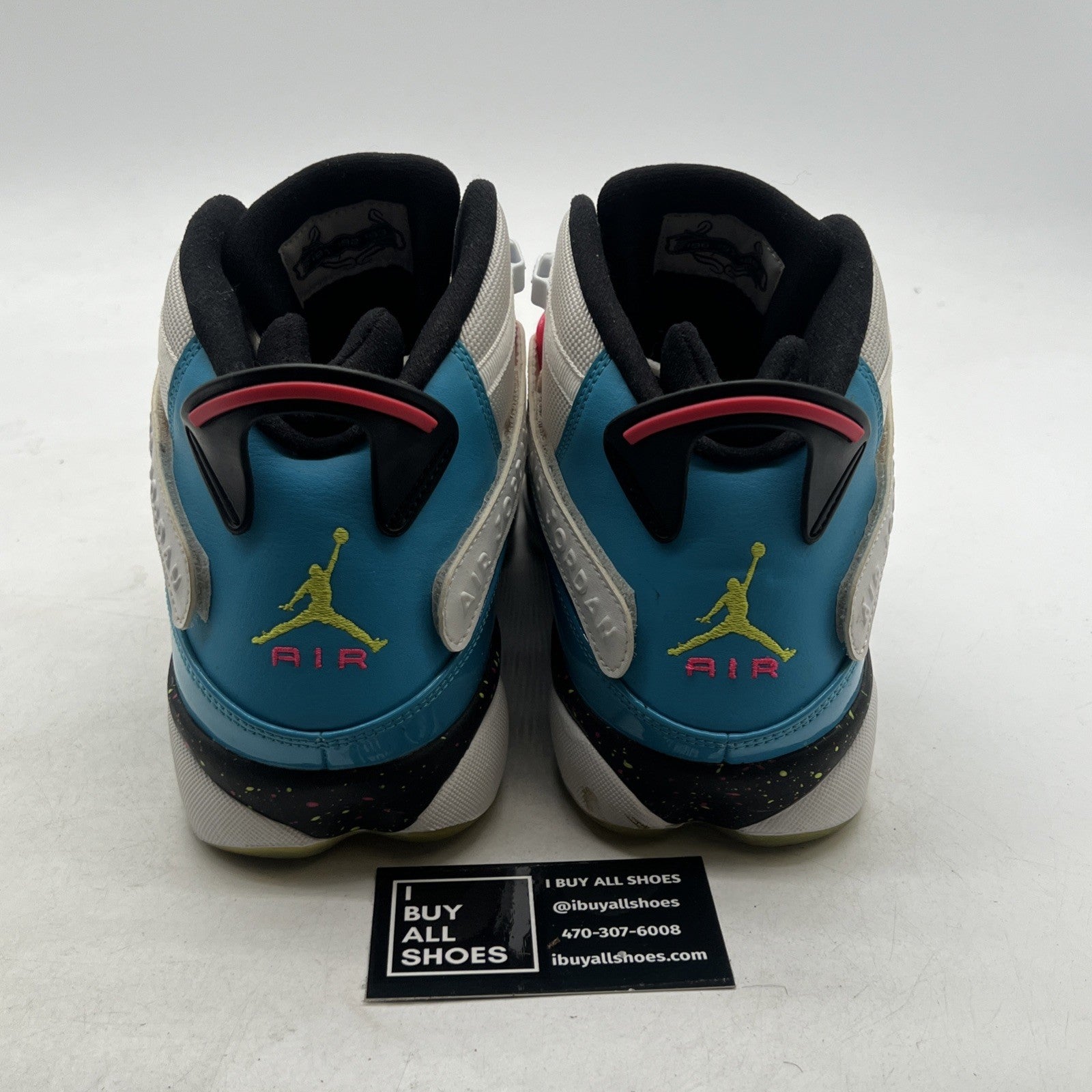 Size 13 - Air Jordan 6 Rings Blue Fury Cyber Pink (CK0018-100)