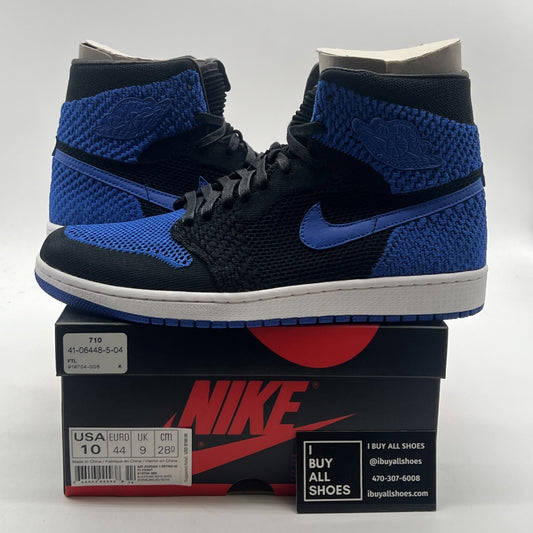 Size 10 - Air Jordan 1 Retro OG Flyknit High Royal (919704-006)