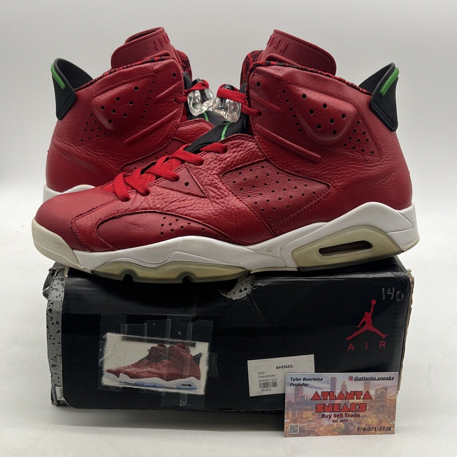 Size 12 - Air Jordan 6 Spizike History of Jordan (694091-625)