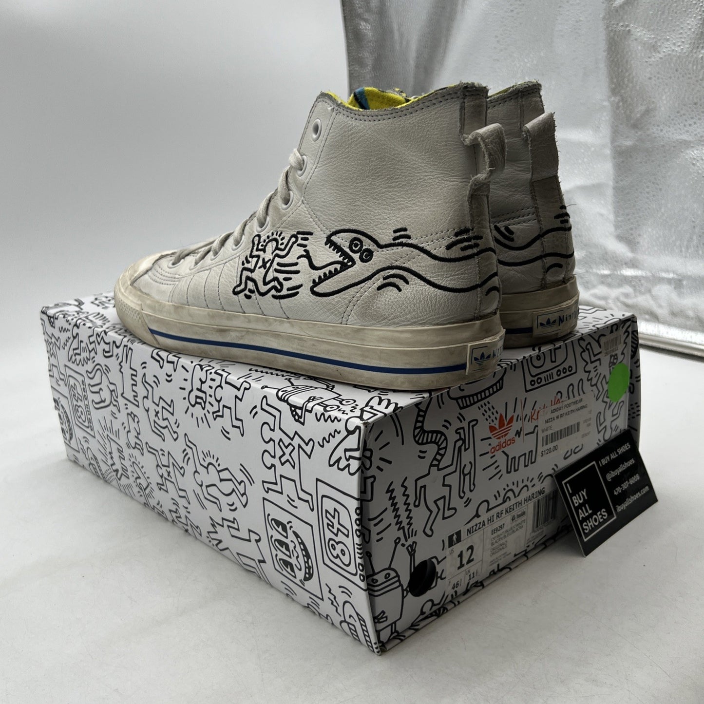 Size 12 - adidas Keith Haring x Nizza RF High Pop Art (EE9297)
