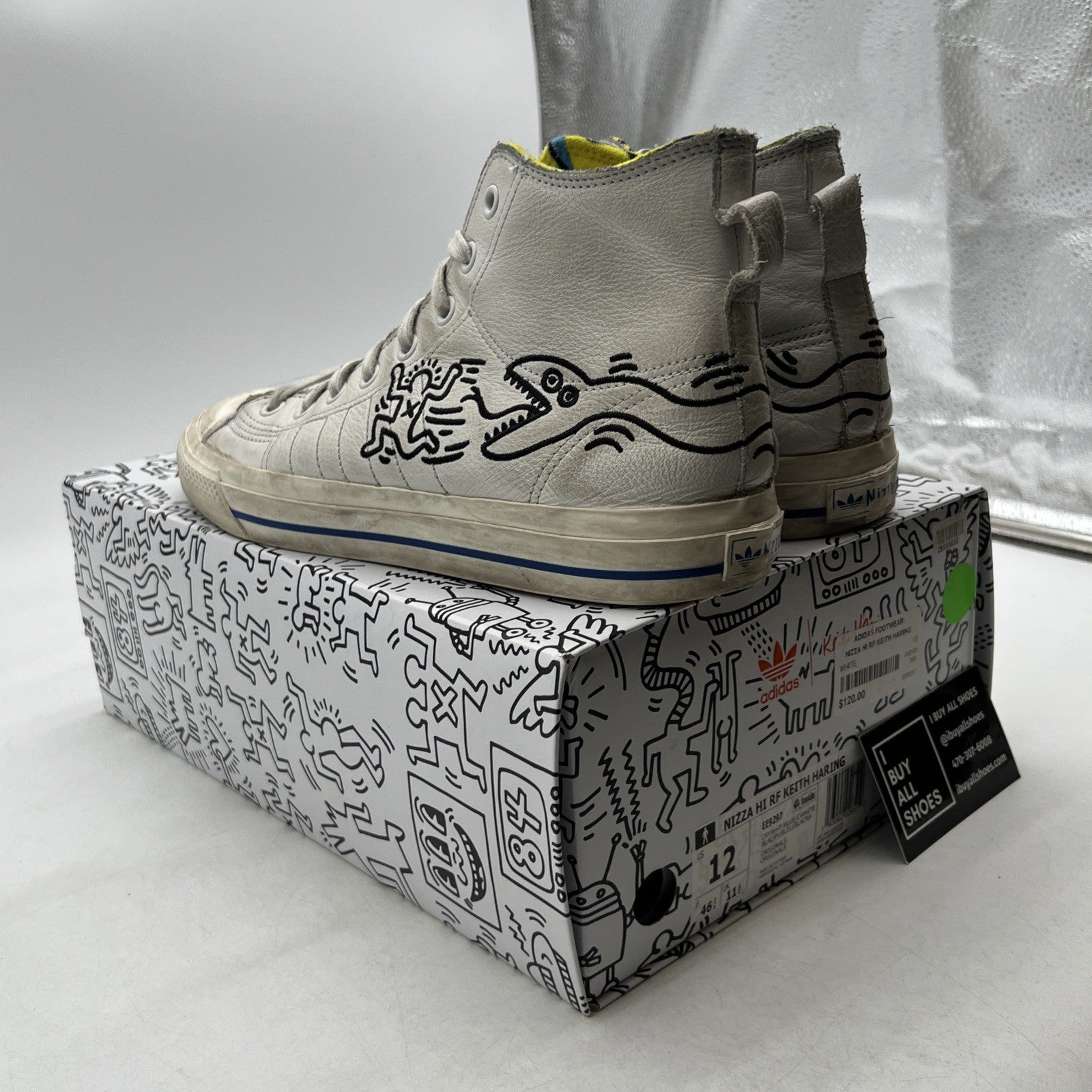 Size 12 - adidas Keith Haring x Nizza RF High Pop Art (EE9297)