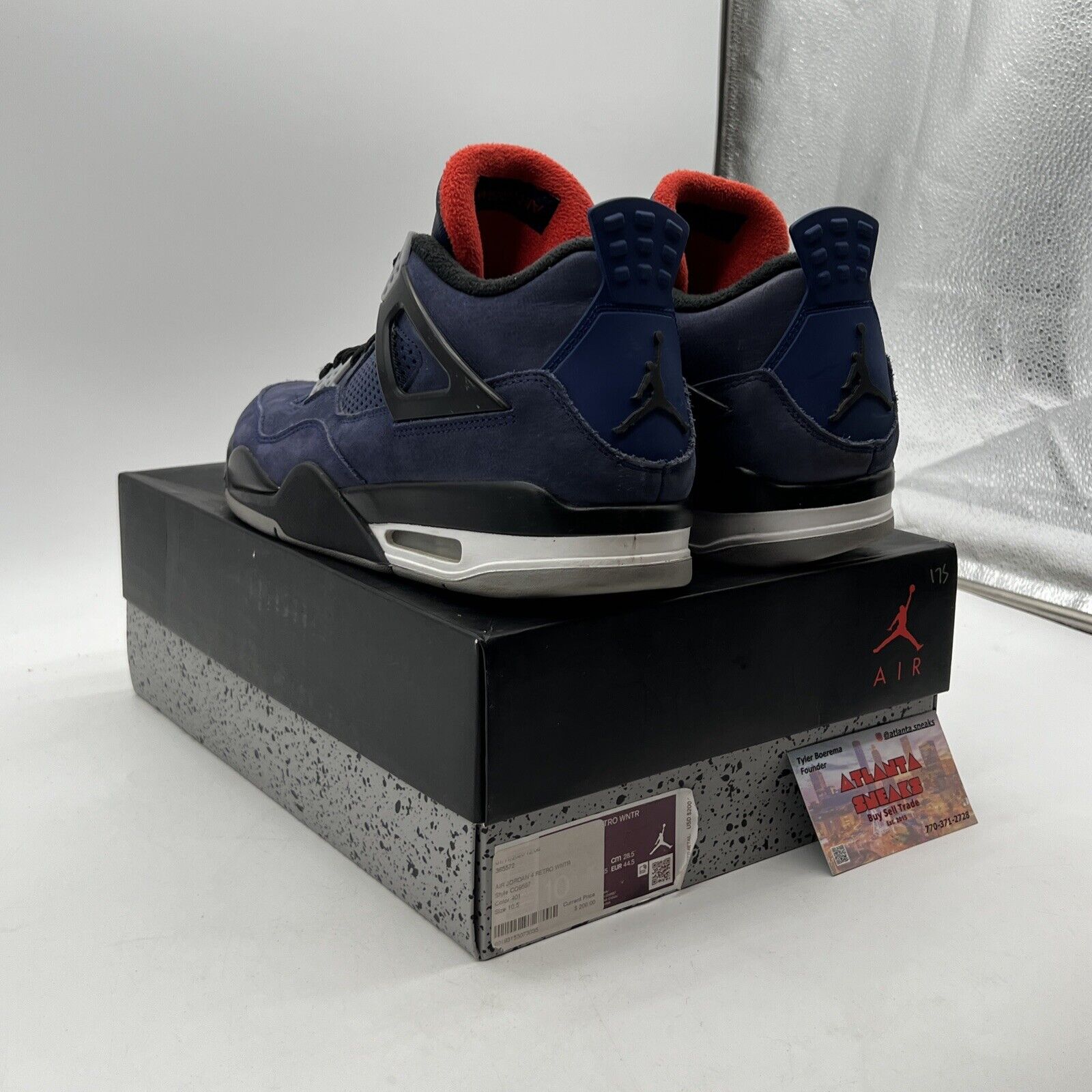 Size 10.5 - Jordan 4 Winter Loyal Blue 2019 (CD9597-401)