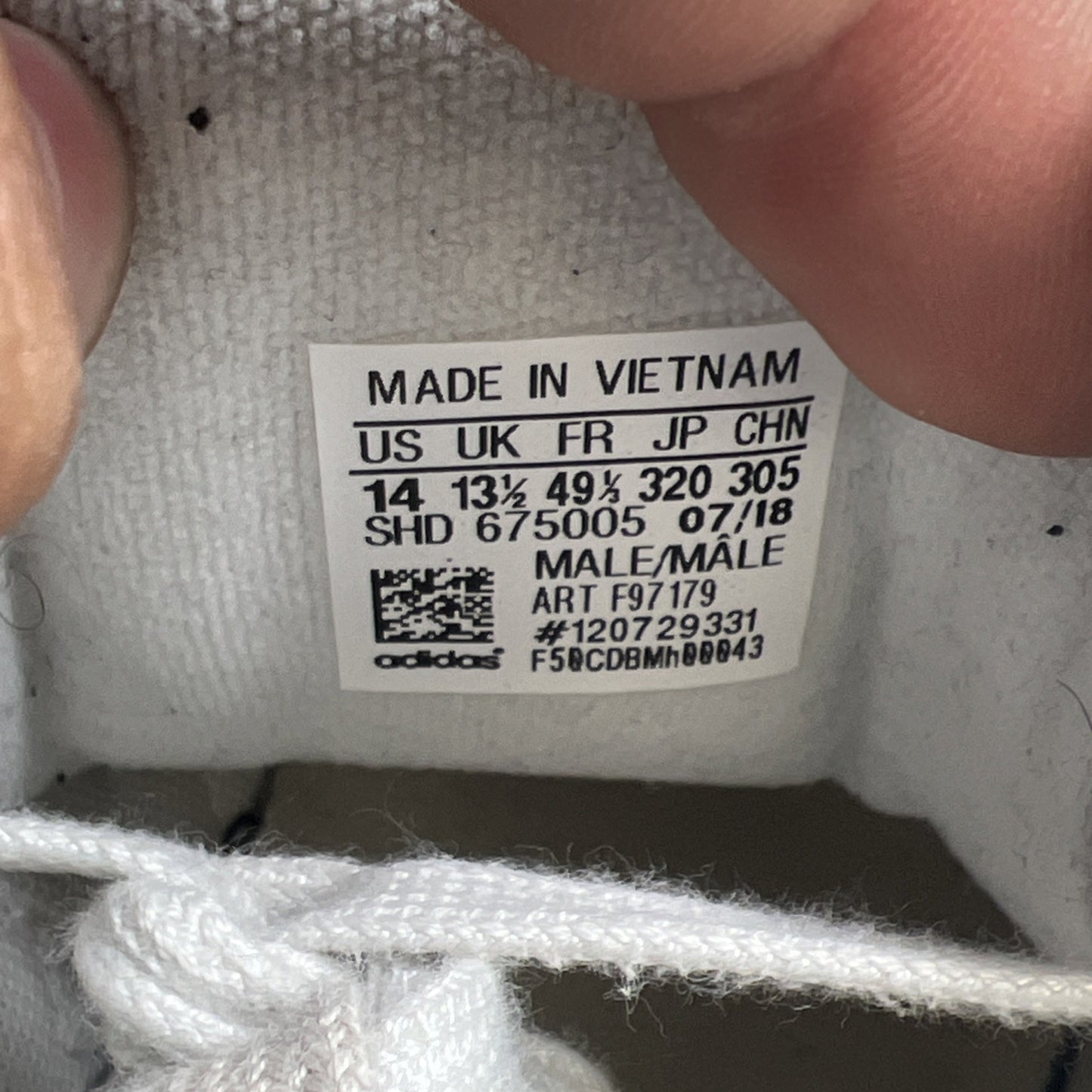 Size 14 - adidas Yung-96 Orange (F97179)
