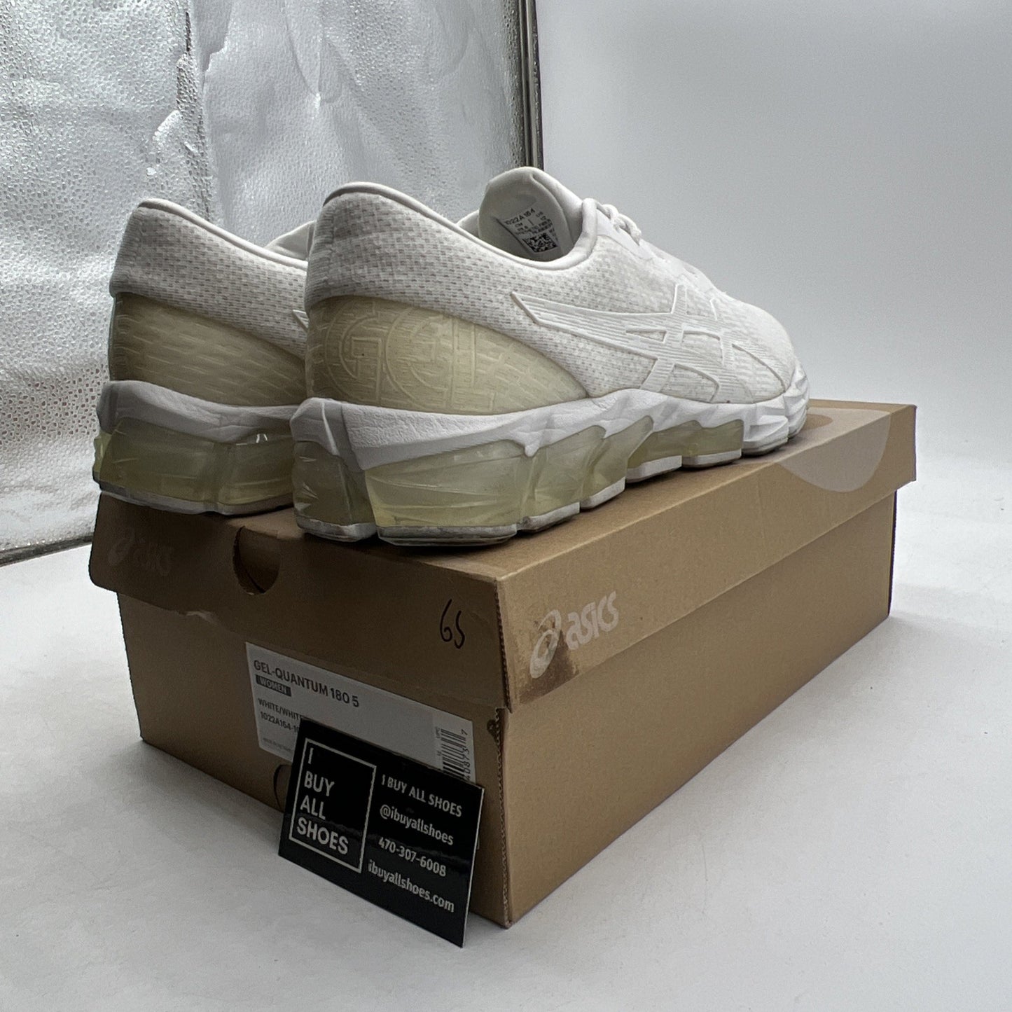 Size 12 - Asics Gel Quantum 180 5 White W (1022A164-100)