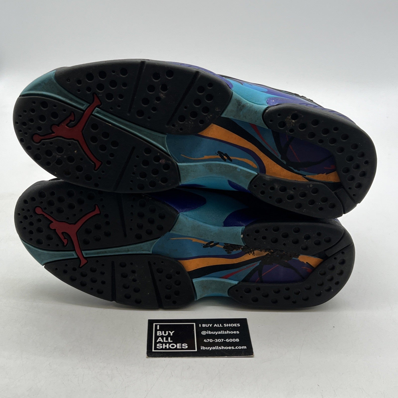 Size 11 - Air Jordan 8 Retro Aqua 2015 (305381-025)