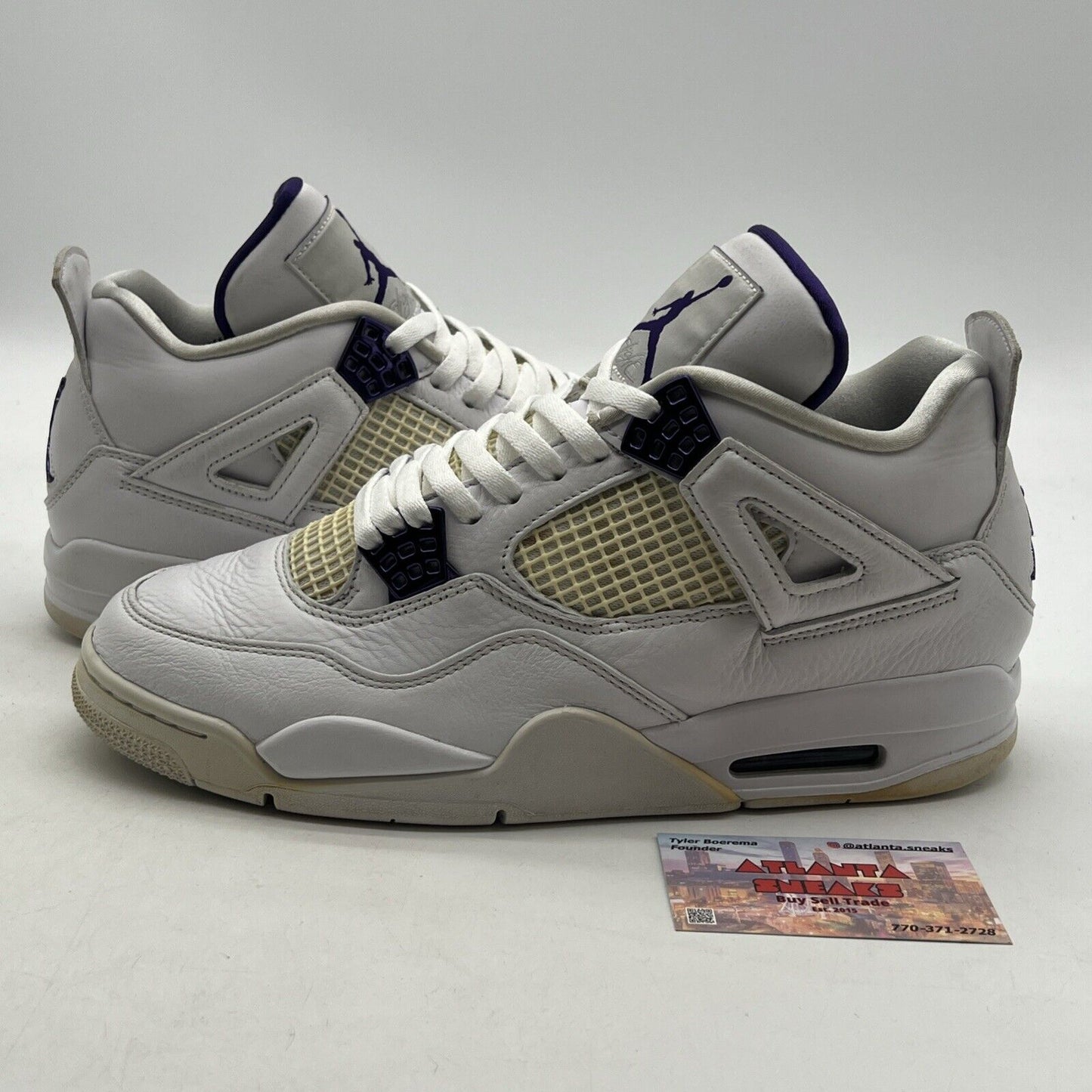 Size 10.5 - Jordan 4 Retro Mid Purple Metallic (CT8527-115)
