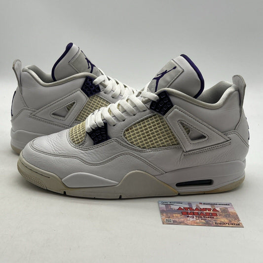 Size 10.5 - Jordan 4 Retro Mid Purple Metallic (CT8527-115)