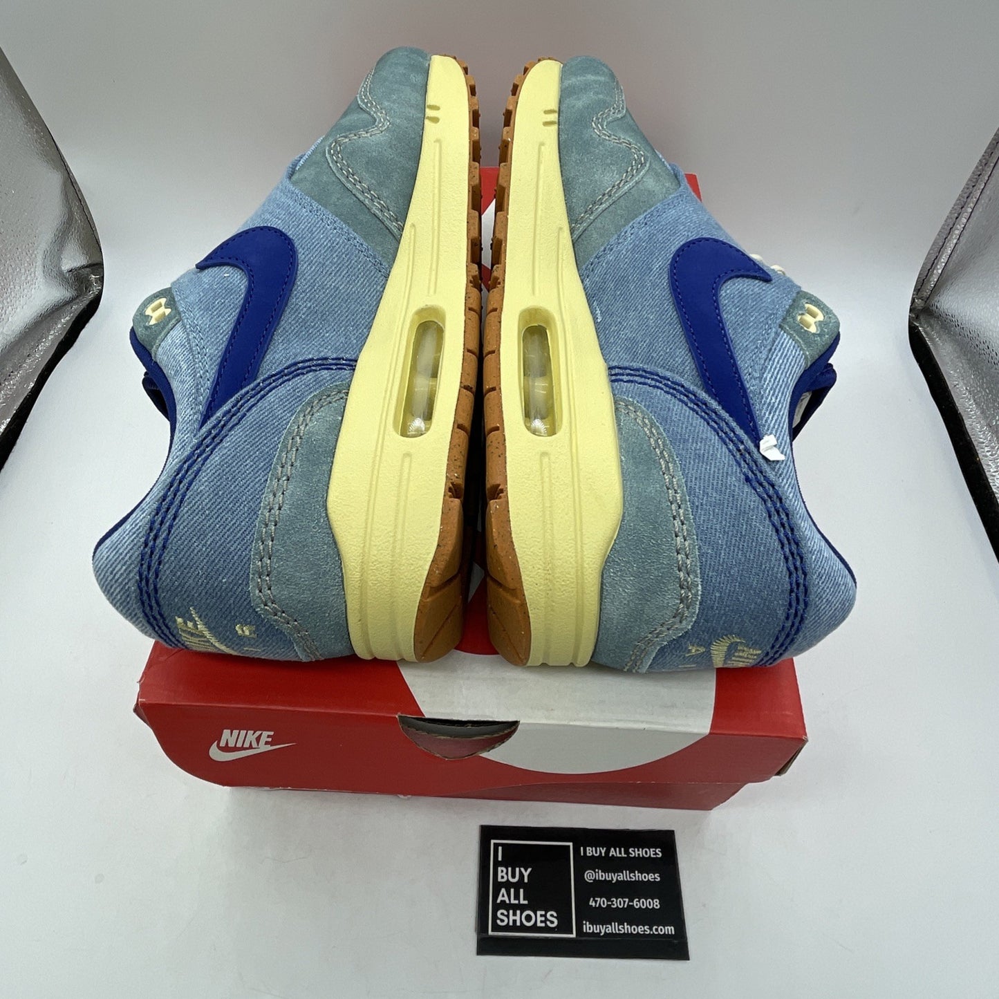 Size 10 - Nike Air Max 1 Premium Dirty Denim 2022 (DV3050-300)