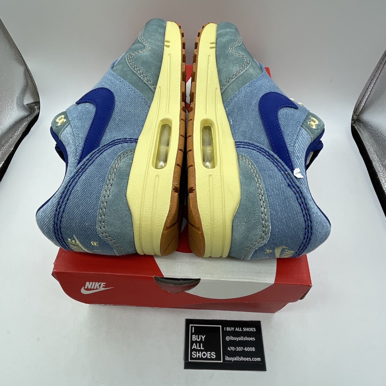 Size 10 - Nike Air Max 1 Premium Dirty Denim 2022 (DV3050-300)