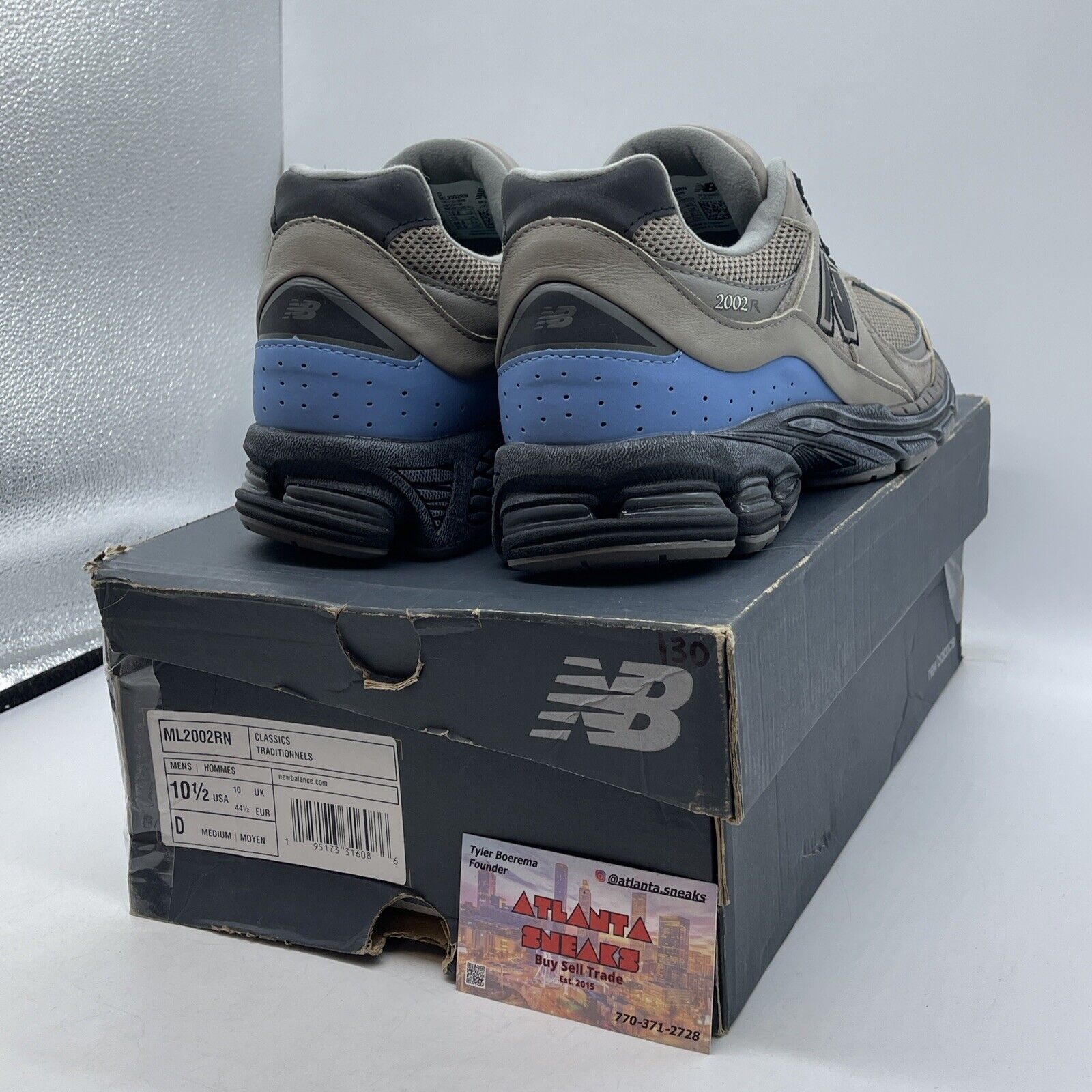 Size 10.5 - New Balance thisisneverthat x 2002R Brown Suede Leather (ML2002RN)