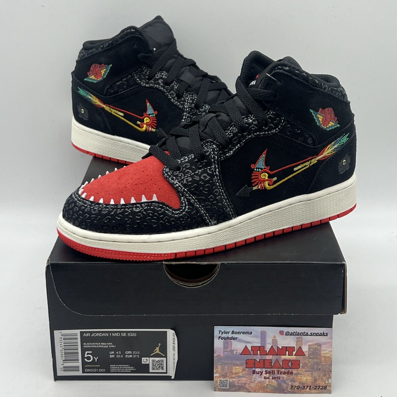 Size 6.5 - Jordan 1 Mid SE Siempre Familia 2021 Brand New Og All