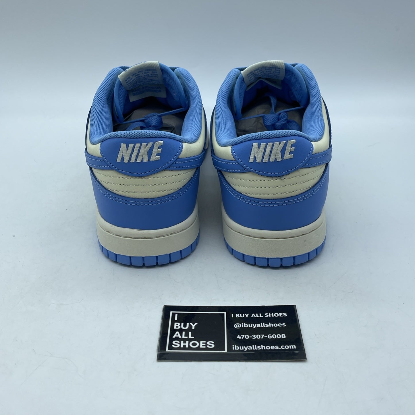 Size 11 - Nike Dunk Low University Blue Coconut Milk White Leather (DV0833-113)