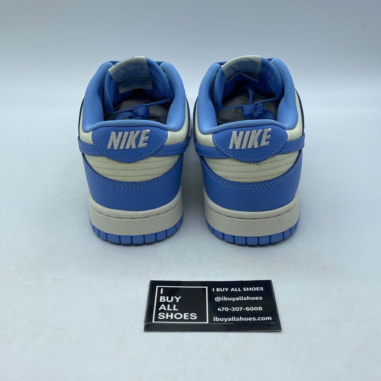 Size 11 - Nike Dunk Low University Blue Coconut Milk White Leather (DV0833-113)