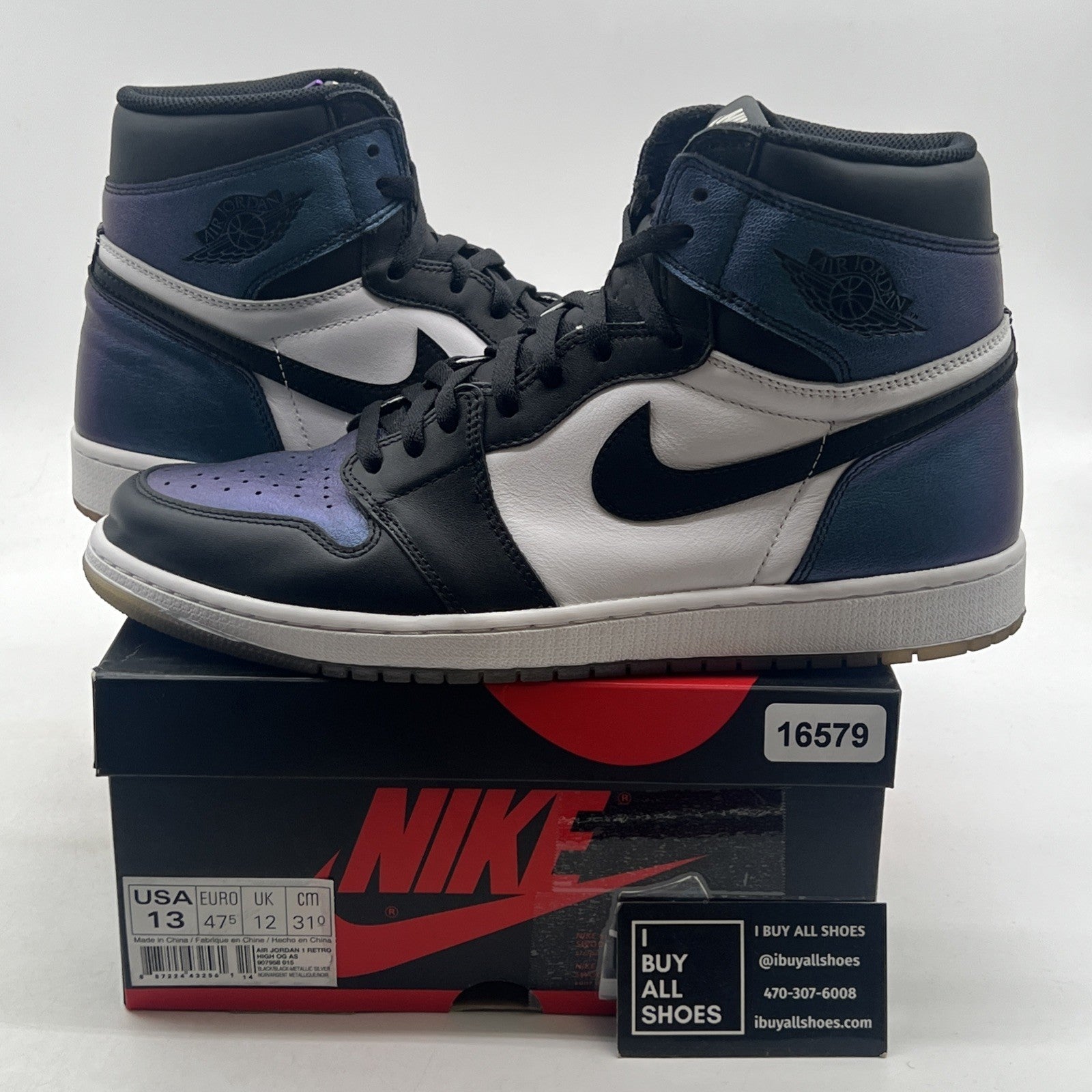 Size 13 - Air Jordan 1 Retro OG High All Star - Chameleon (907958-015)