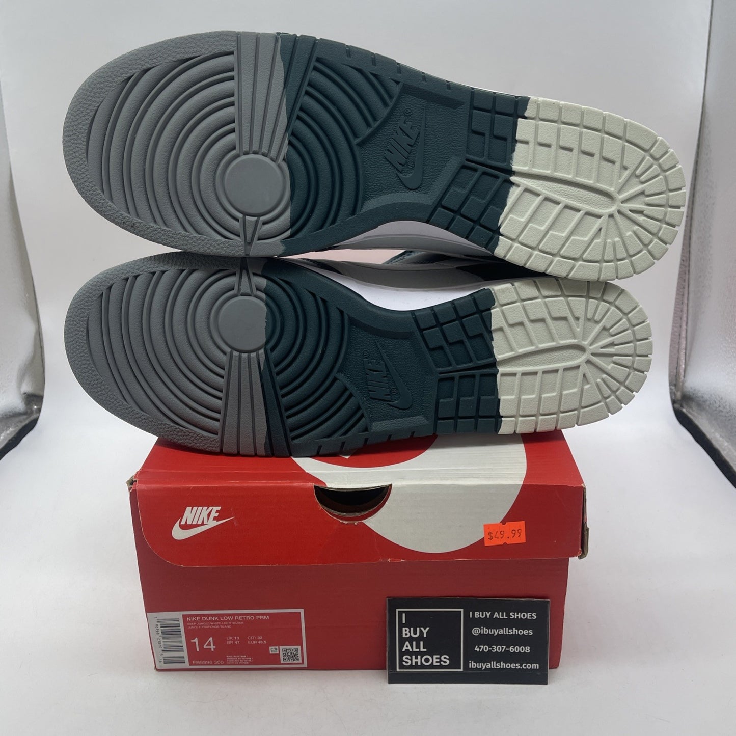 Size 14 - Nike Dunk Premium Low Split Deep Jungle (FB8896-300)