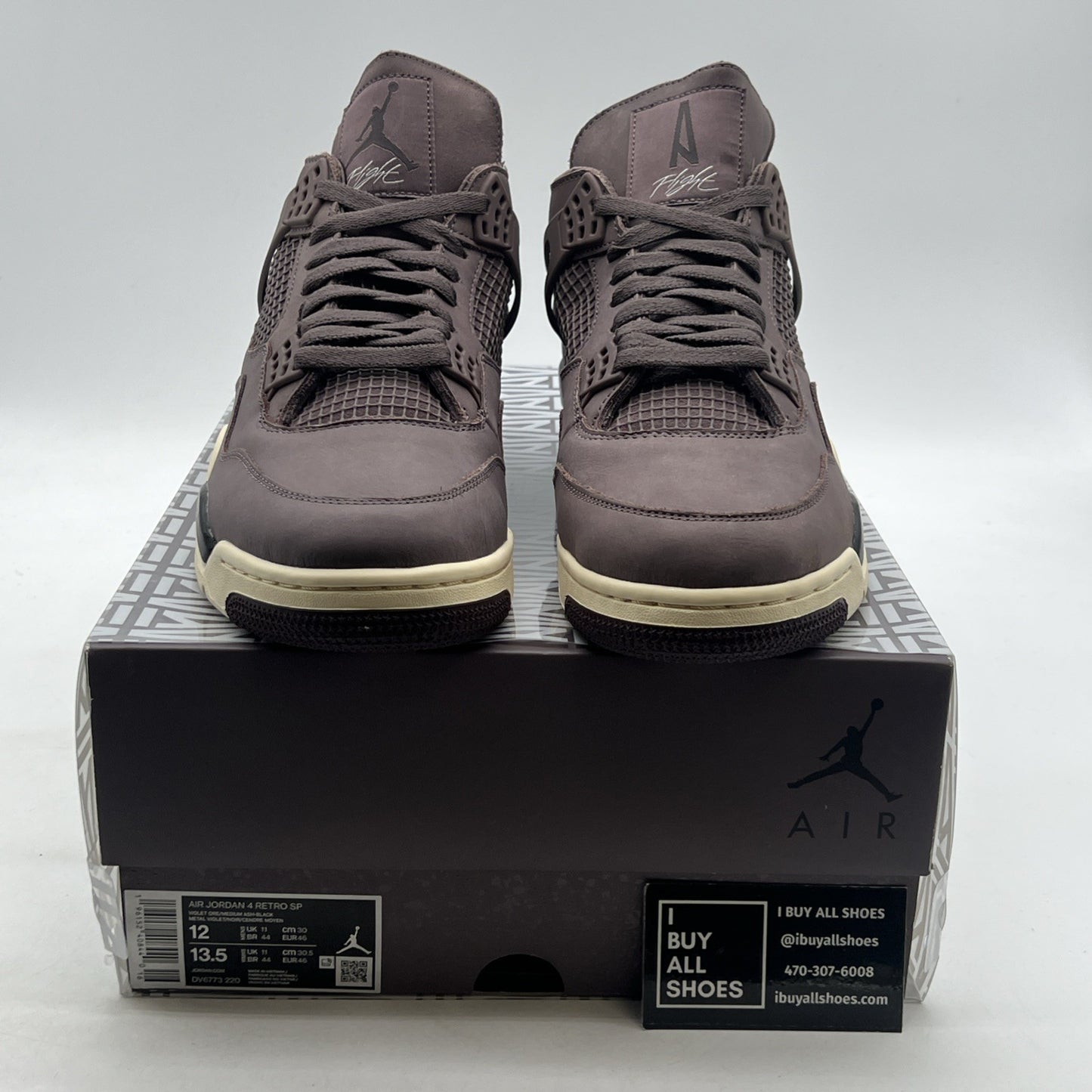 Size 12 - Air Jordan 4 Retro x A Ma Maniere Mid Violet Ore (DV6773-220)