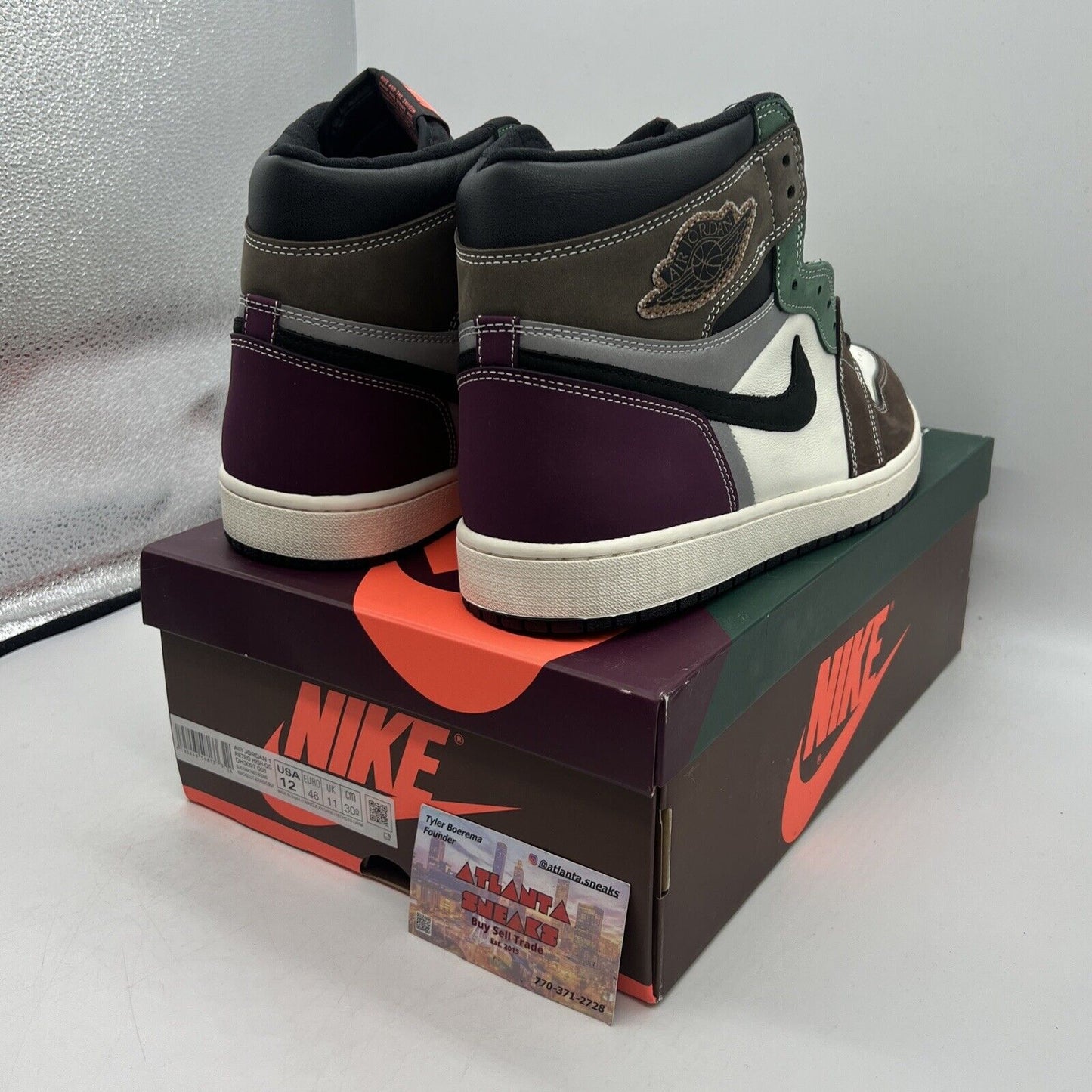 Size 12 - Jordan 1 High OG Crafted 2021 Brand New Og All